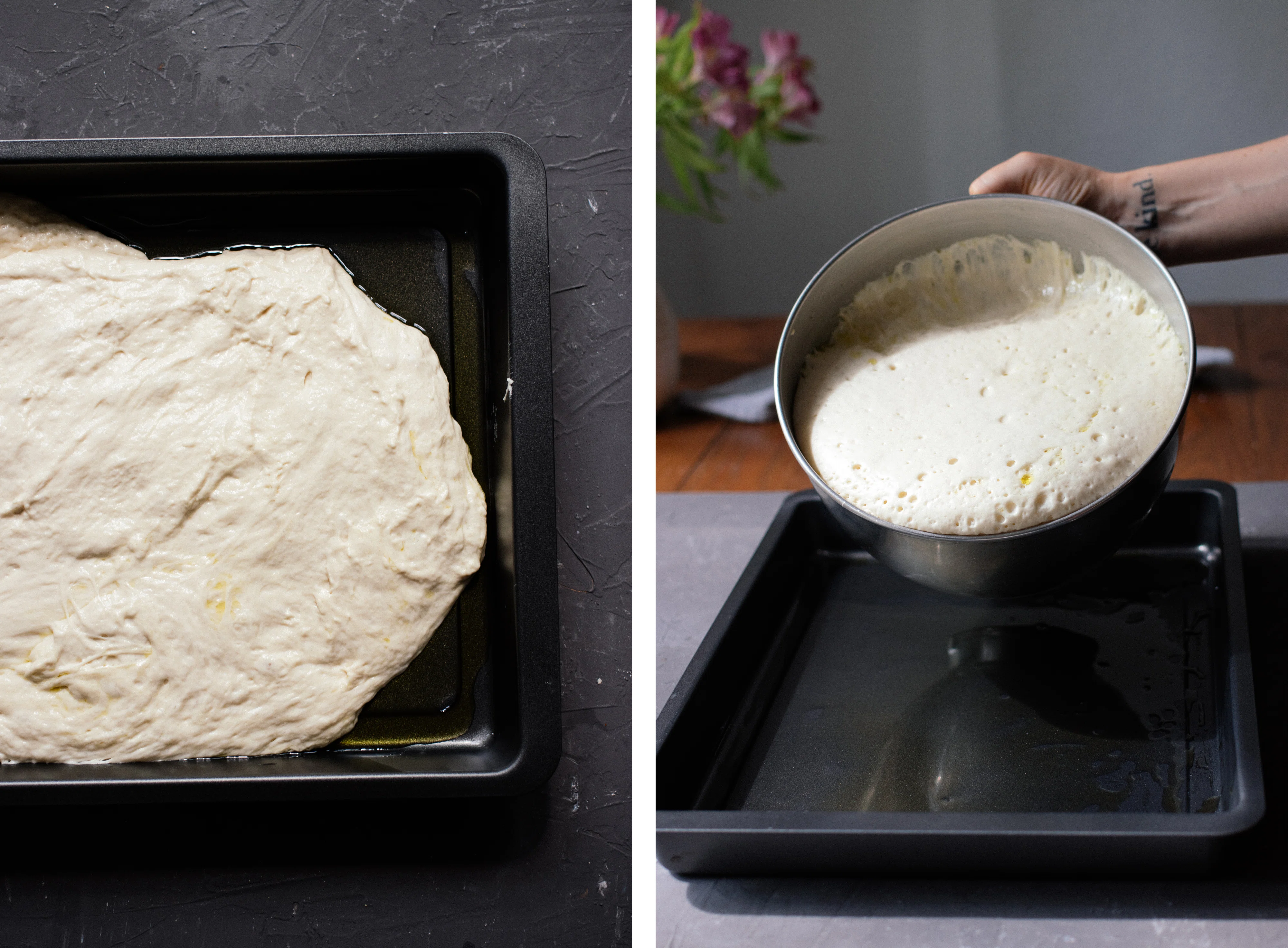 R412 Vegane BBQ-Pizza vom Blech