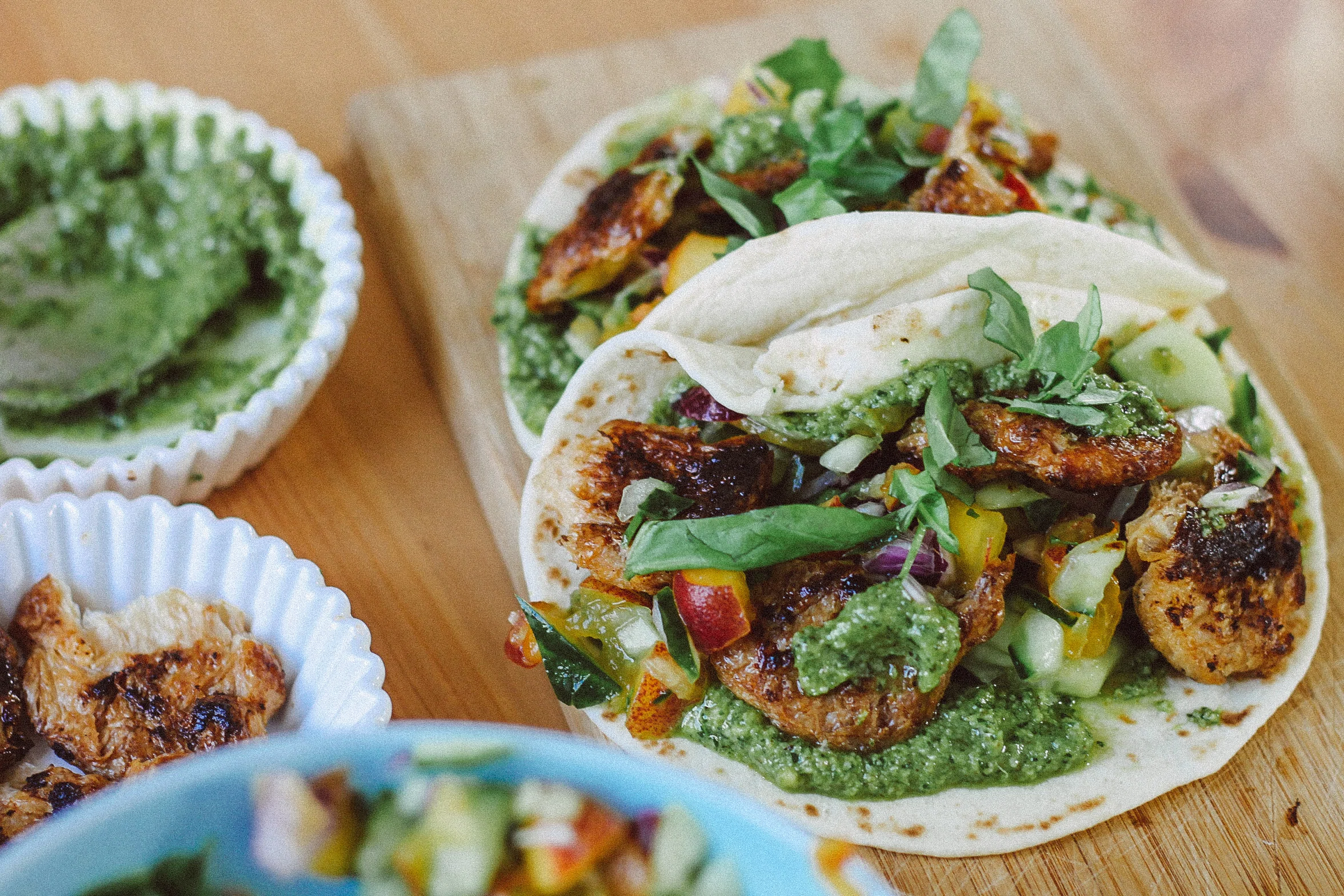 R38 Sommertage mit Pfirsich-Salsa