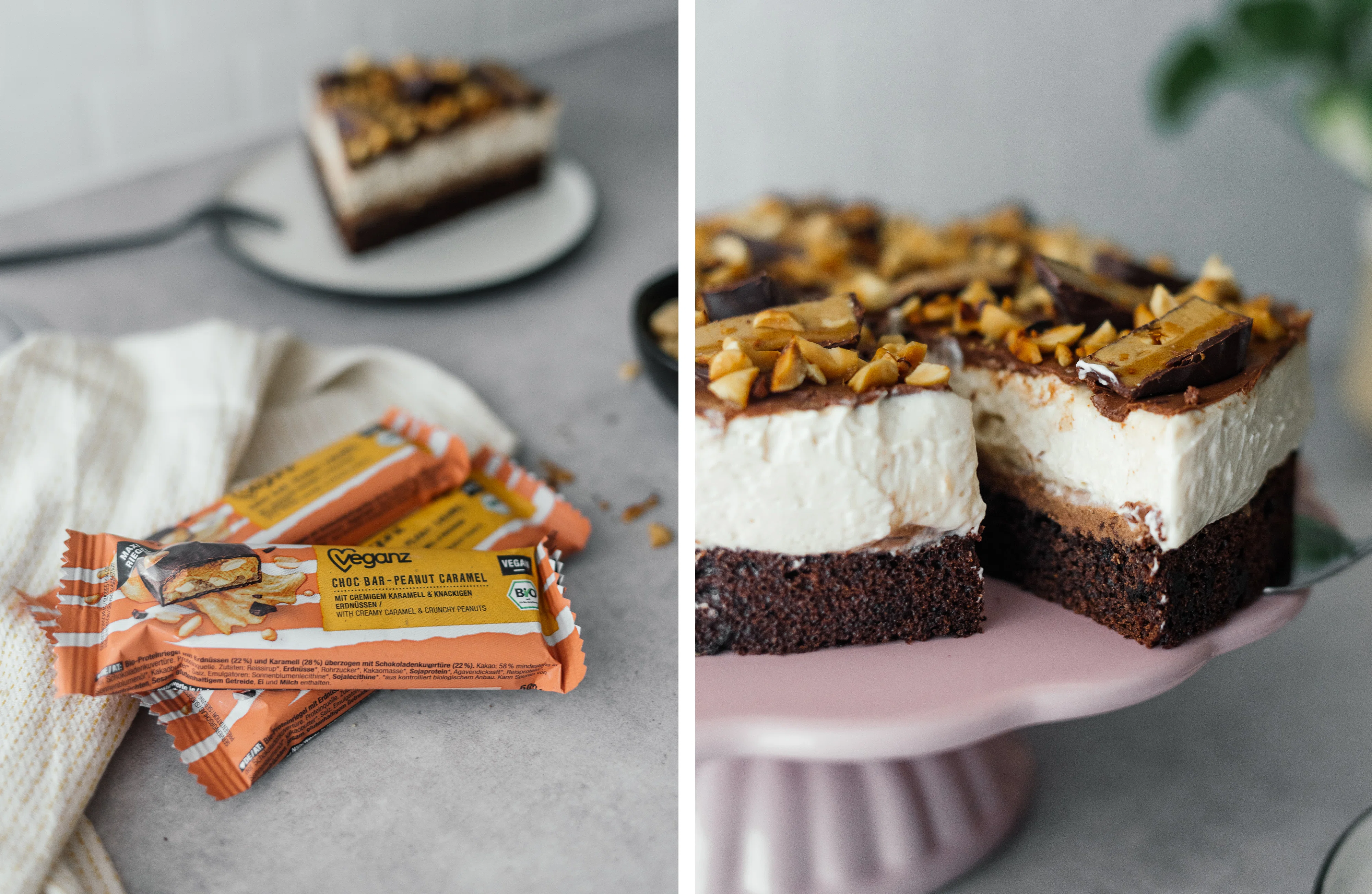 R765 Vegan Snickers Cake
