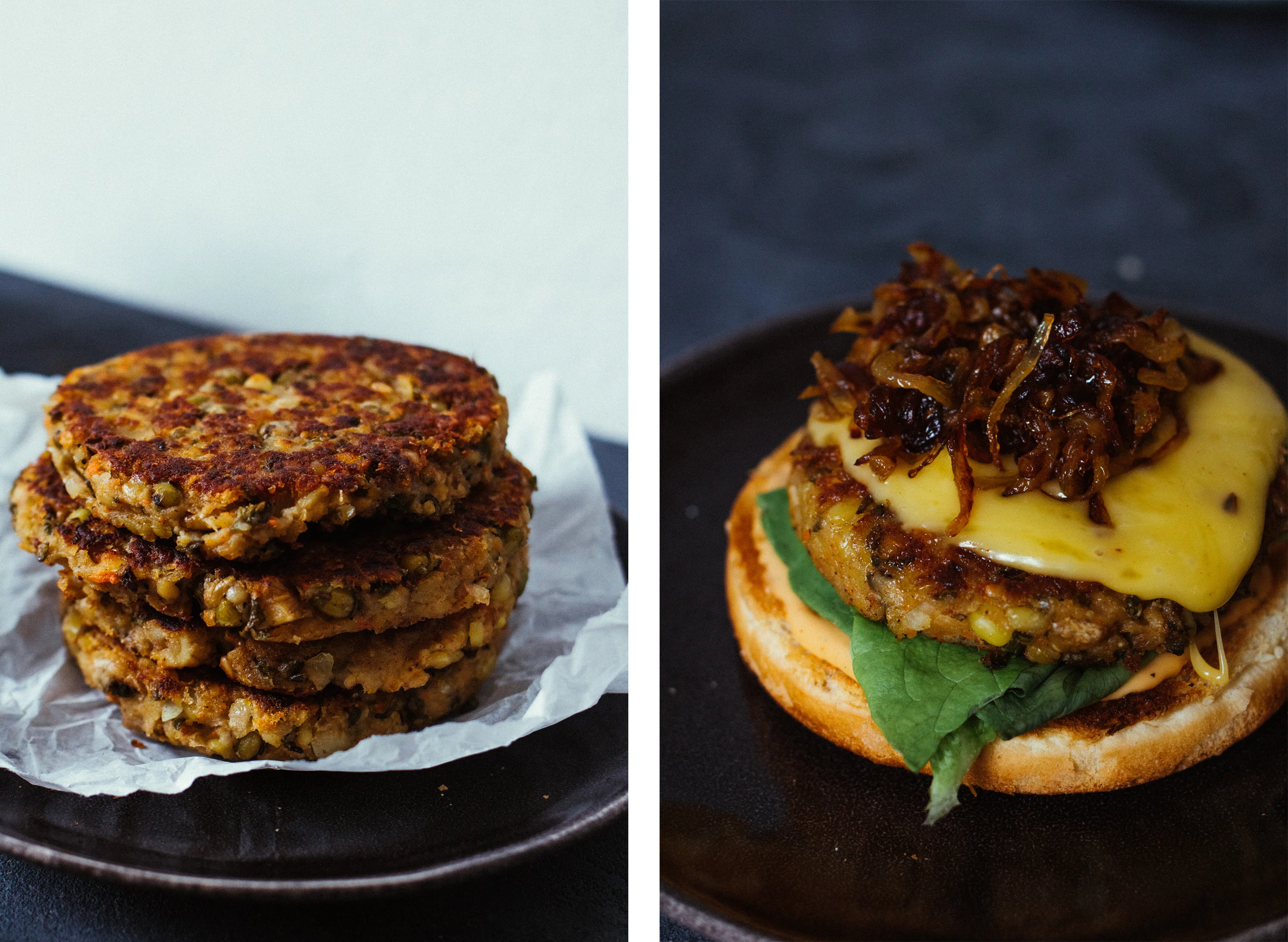 R266 Vegan veggie burger