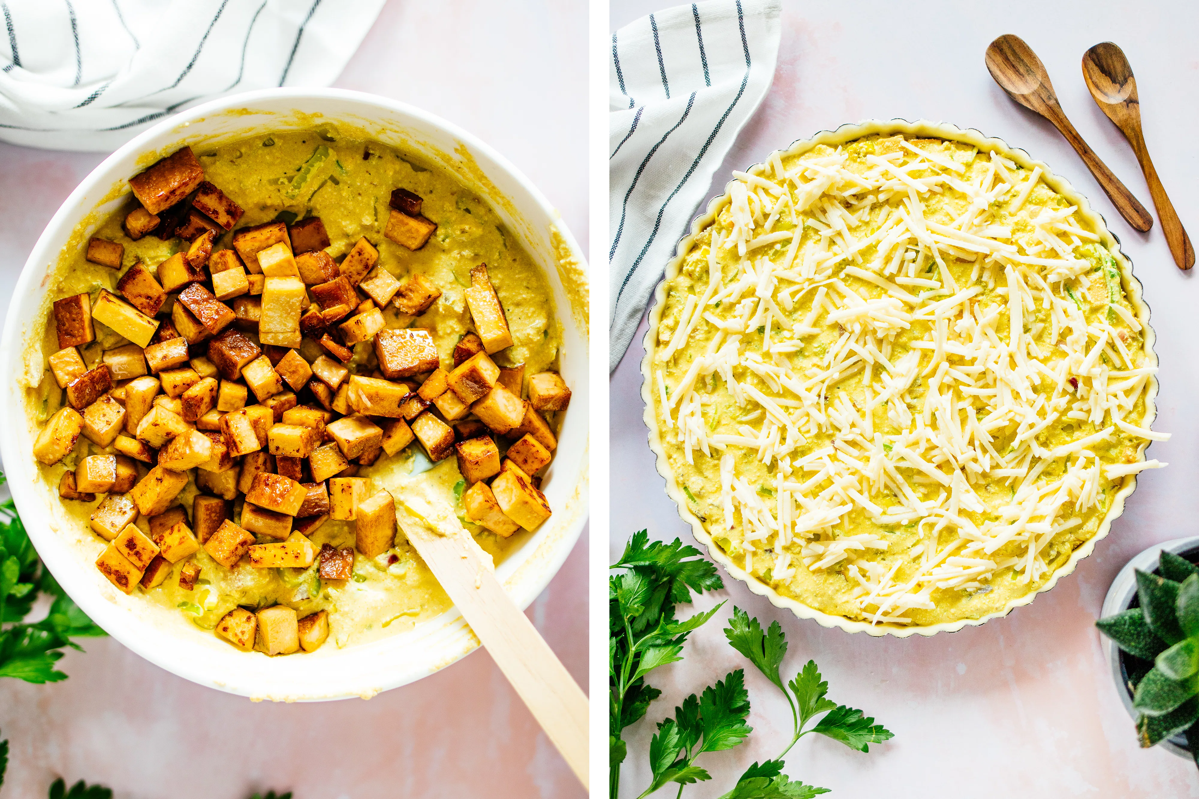 R45  Vegan Quiche Lorraine