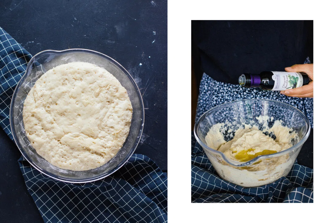 R534 Vegane Focaccia mit Tomaten & Basilikum