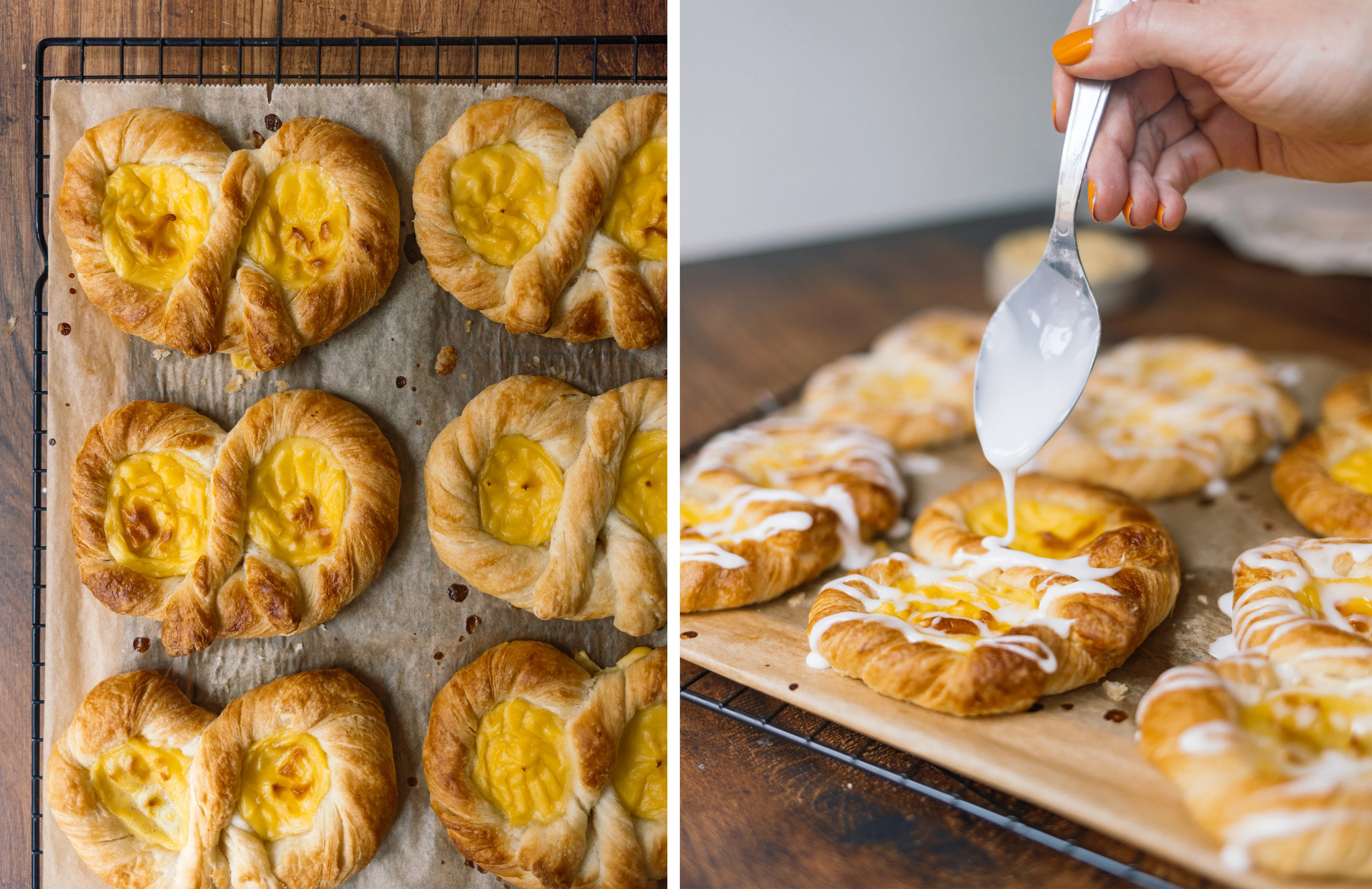 R811 Vegan German Pudding Pretzel (Custard-Filled Pastry)