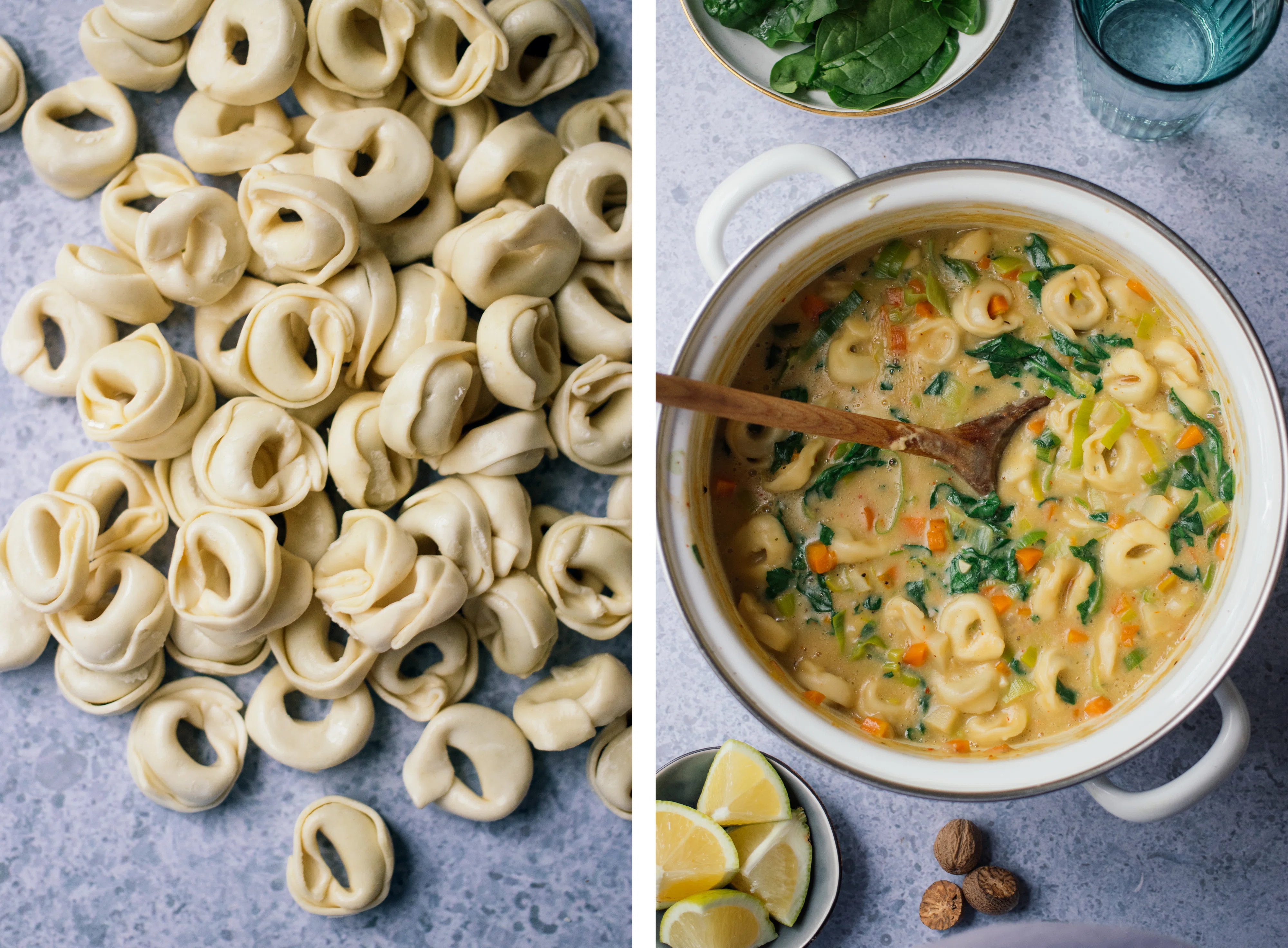R584 Vegan Tortellini Soup