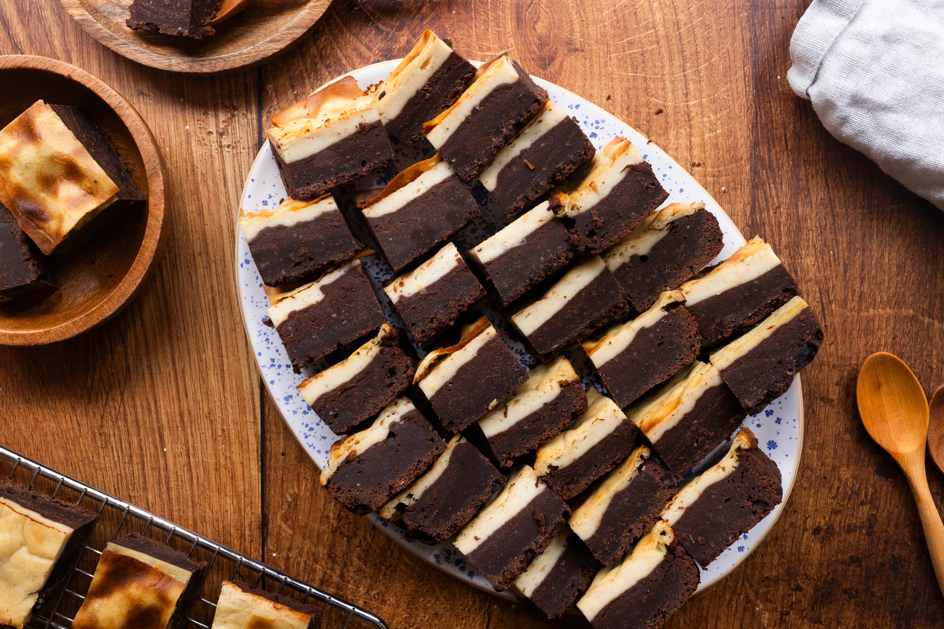 Vegane Cheesecake Brownies