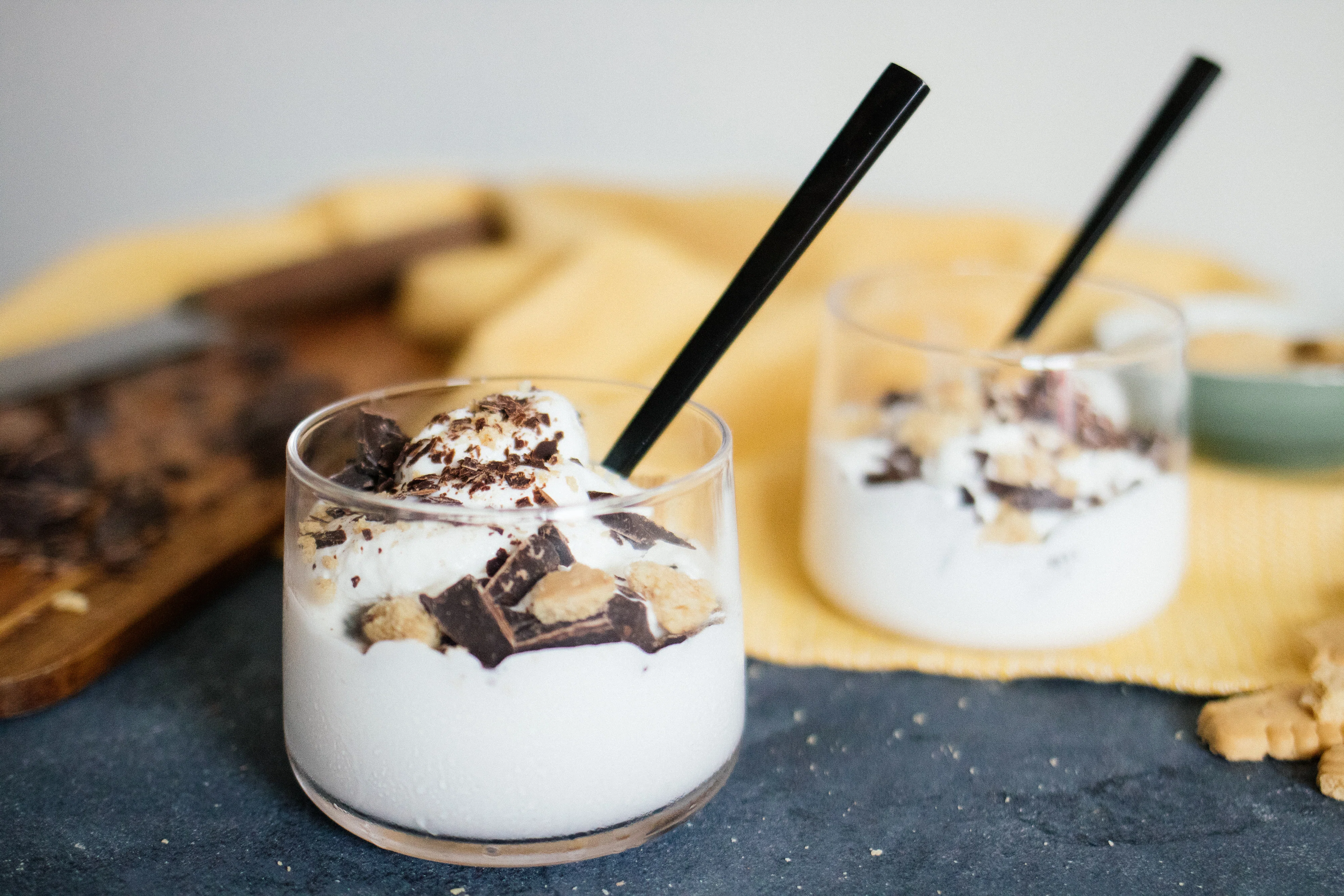 Homemade, vegan McFlurry