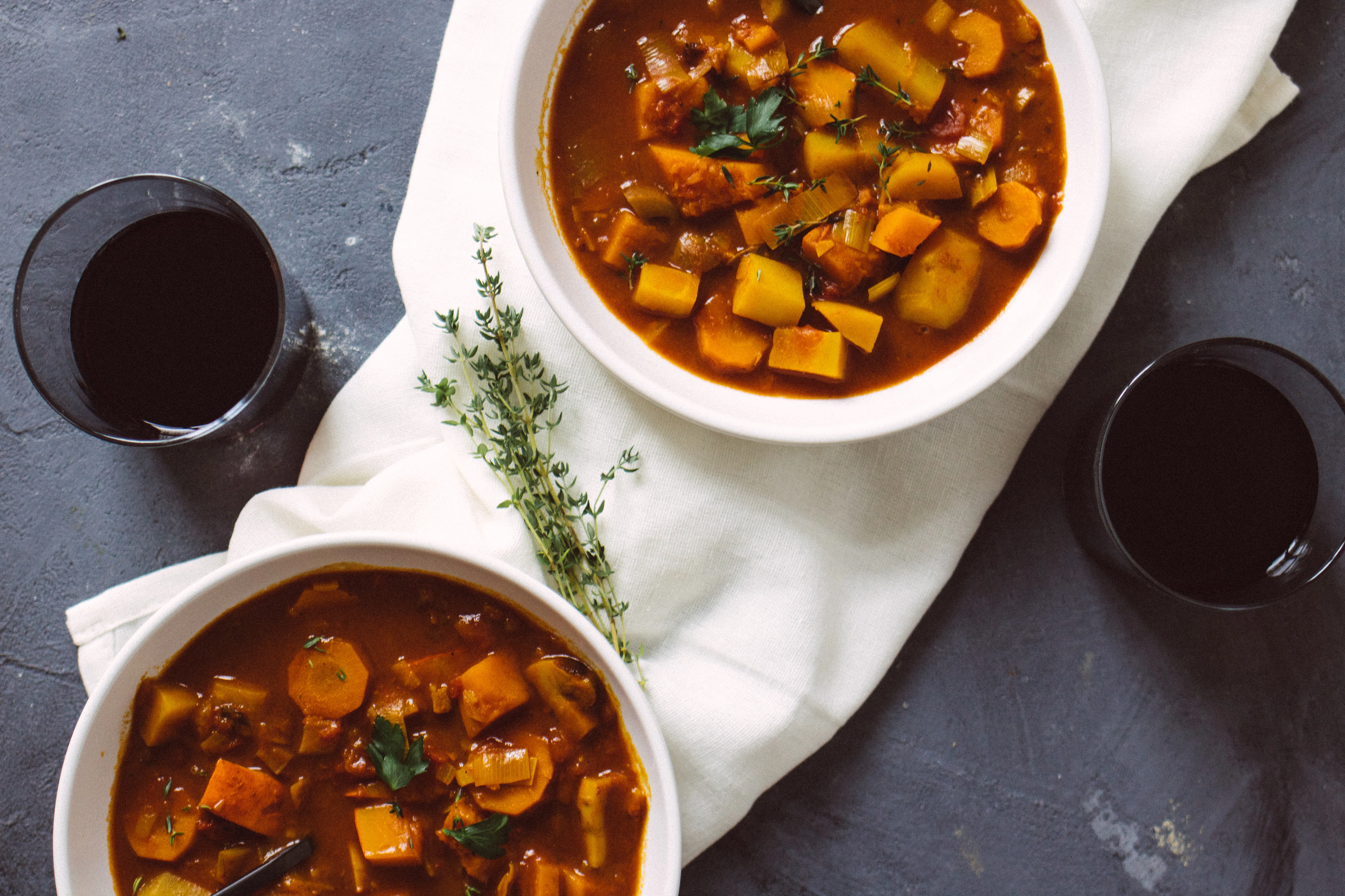 Einfacher Herbsteintopf