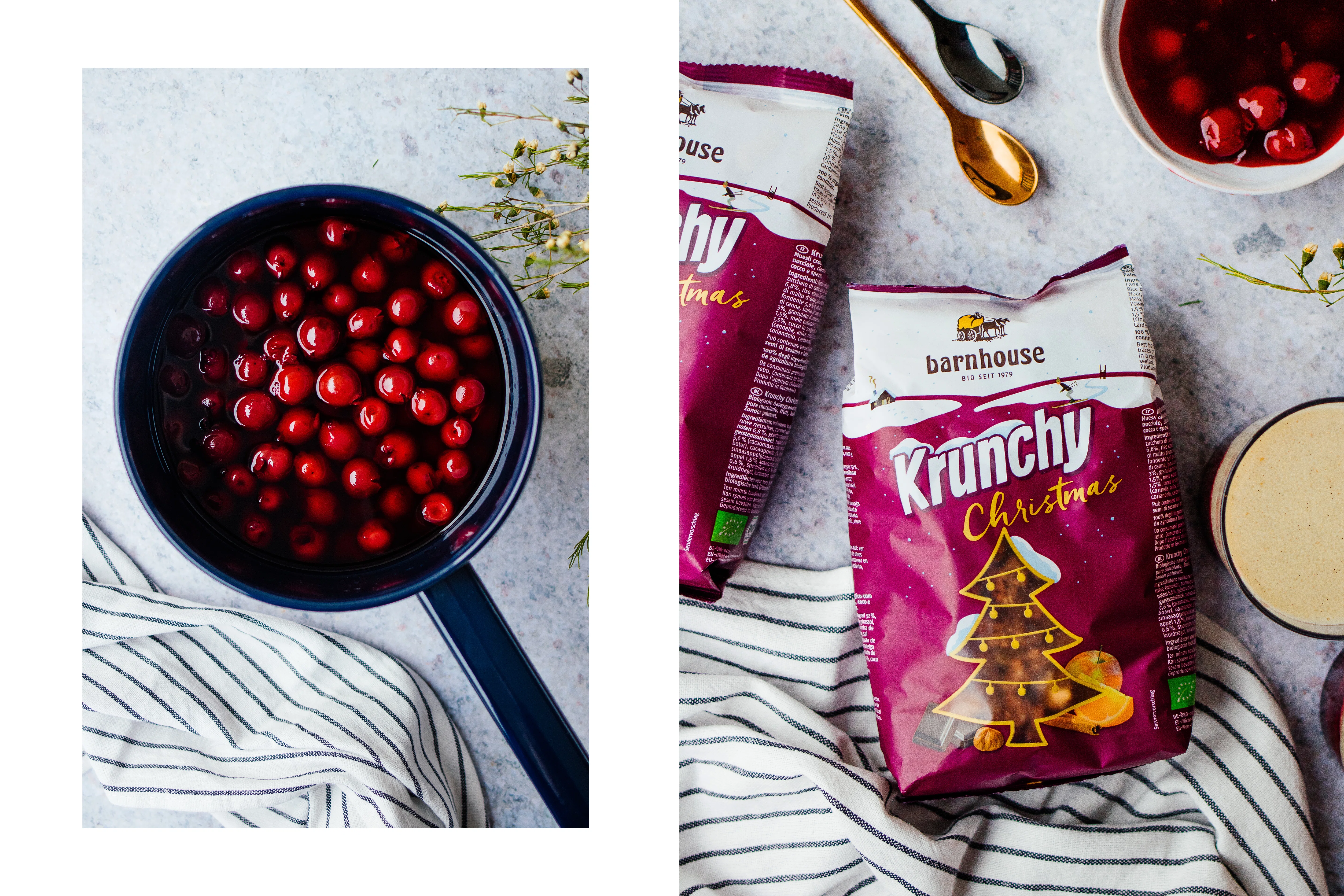 R545 Vegan 20 Minute Dessert with Semolina Pudding & Cherries