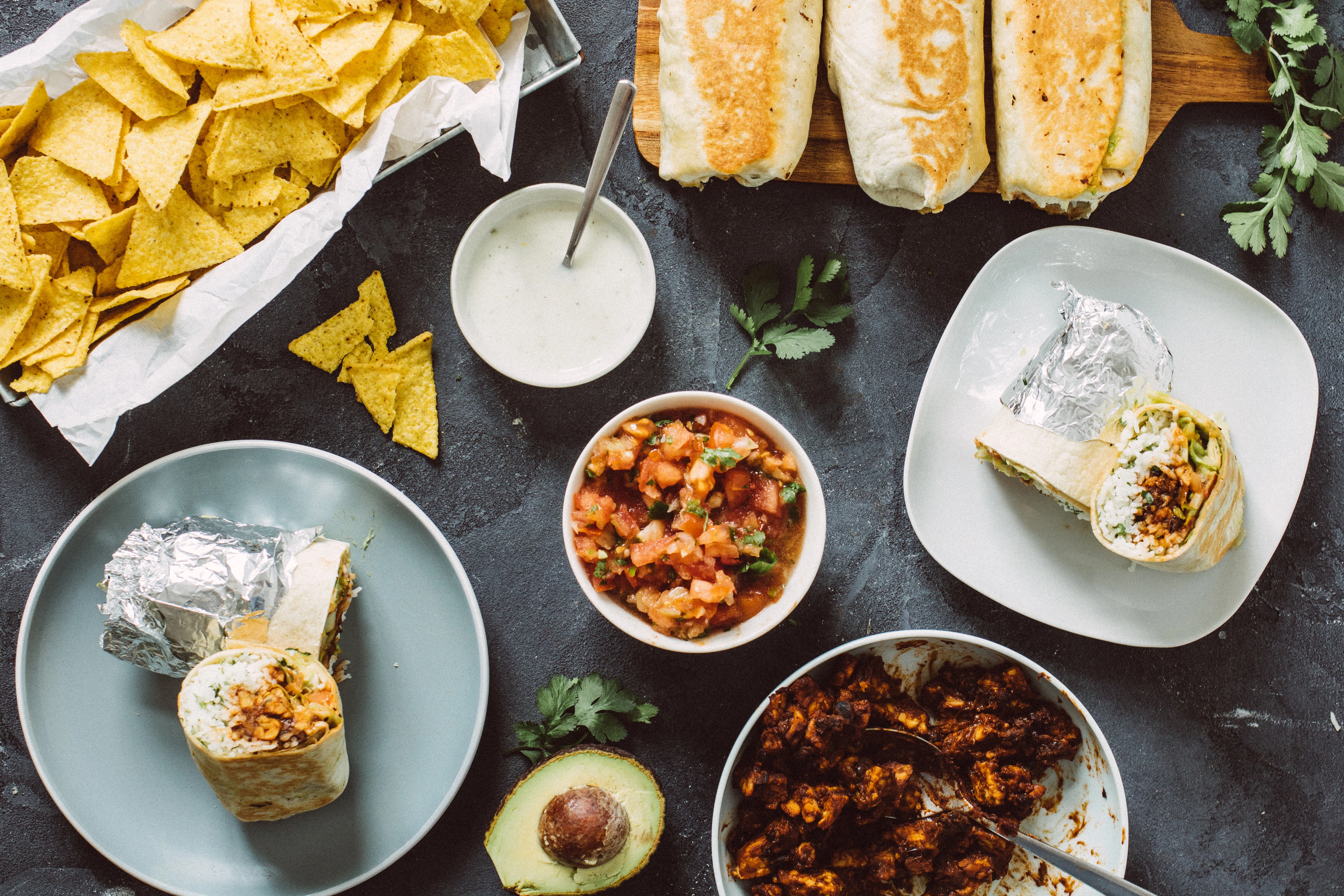 Vegane Burrito-Party