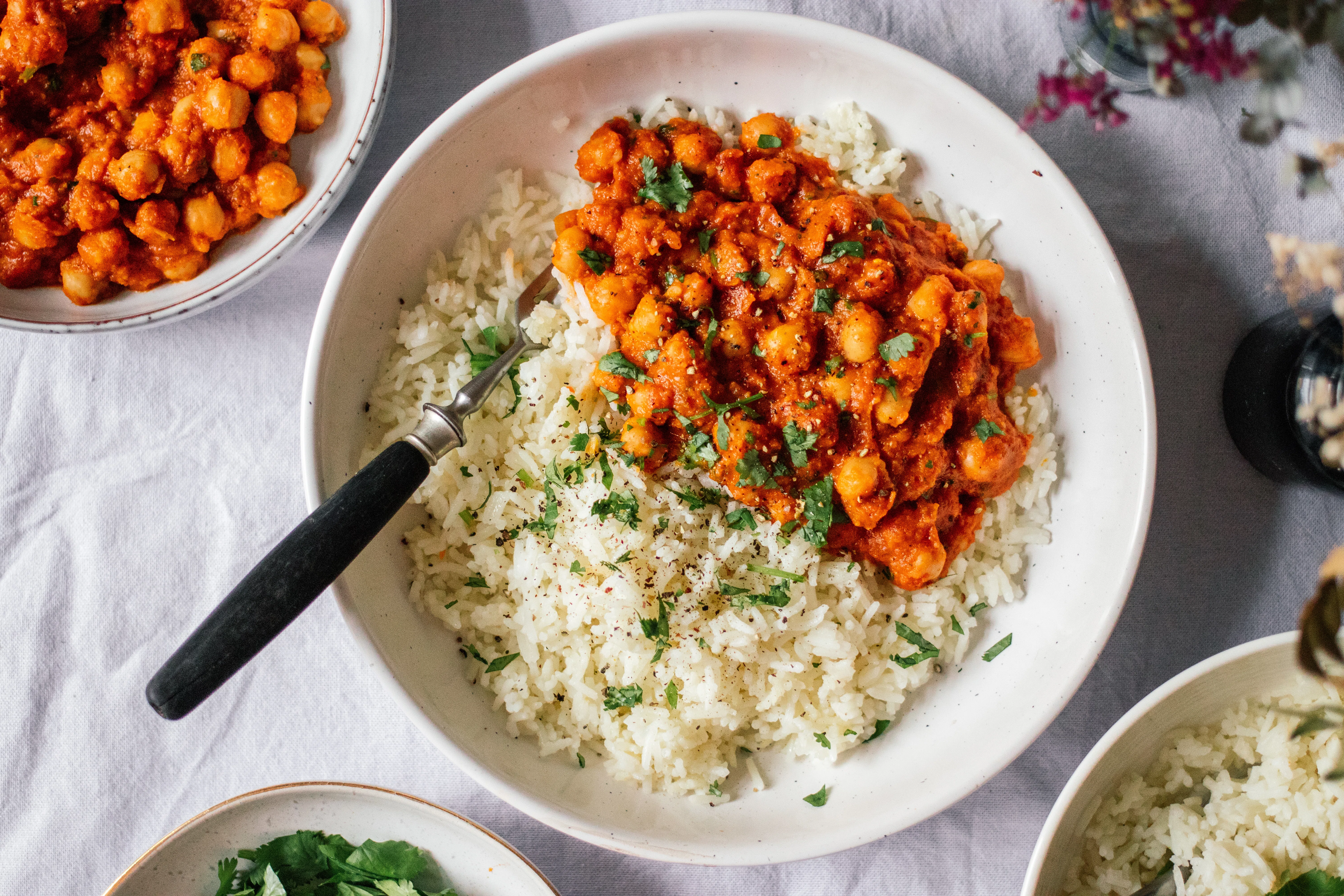 Veganes Kichererbsencurry (Chana Masala)