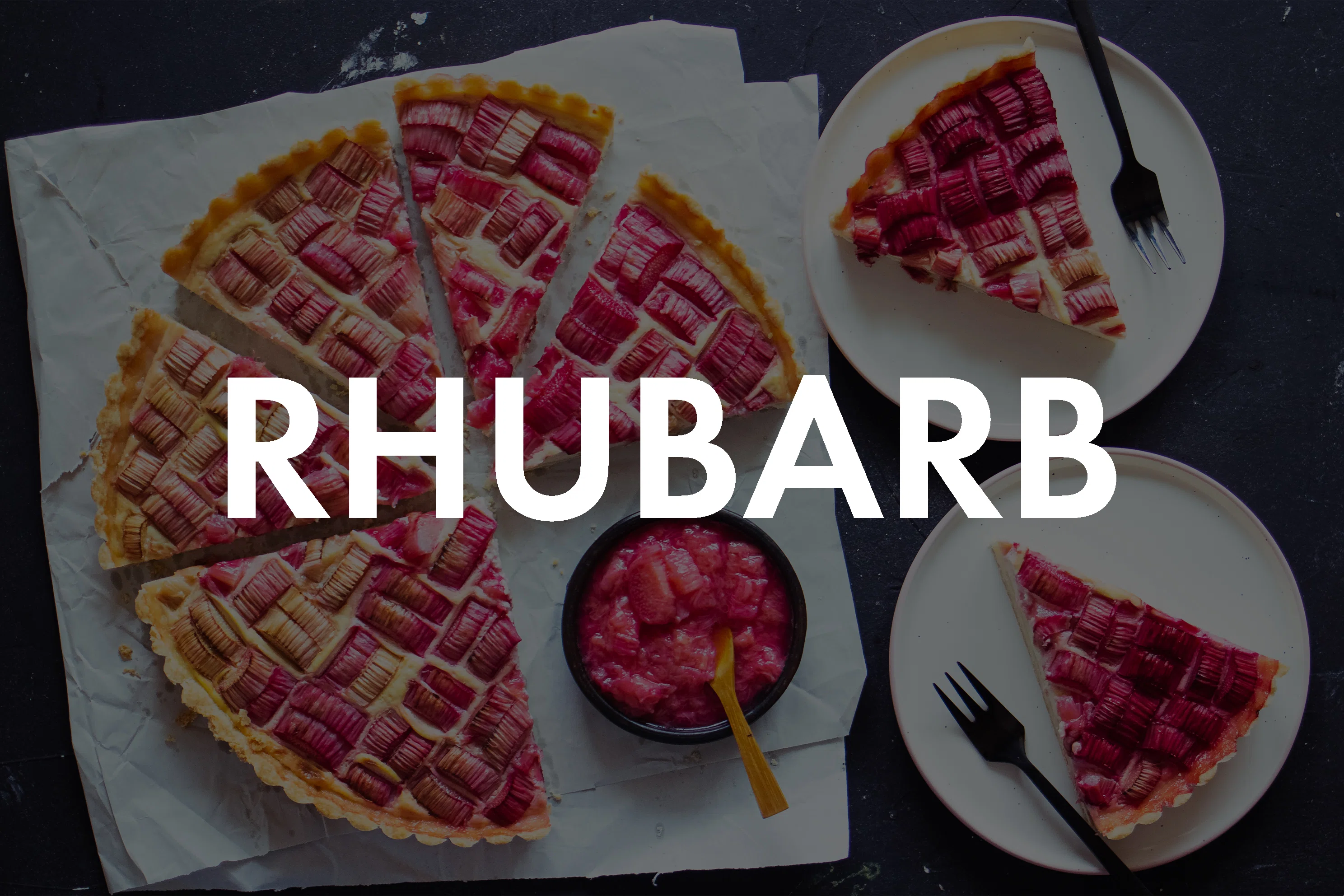 Vegan Recipe with Rhubarb