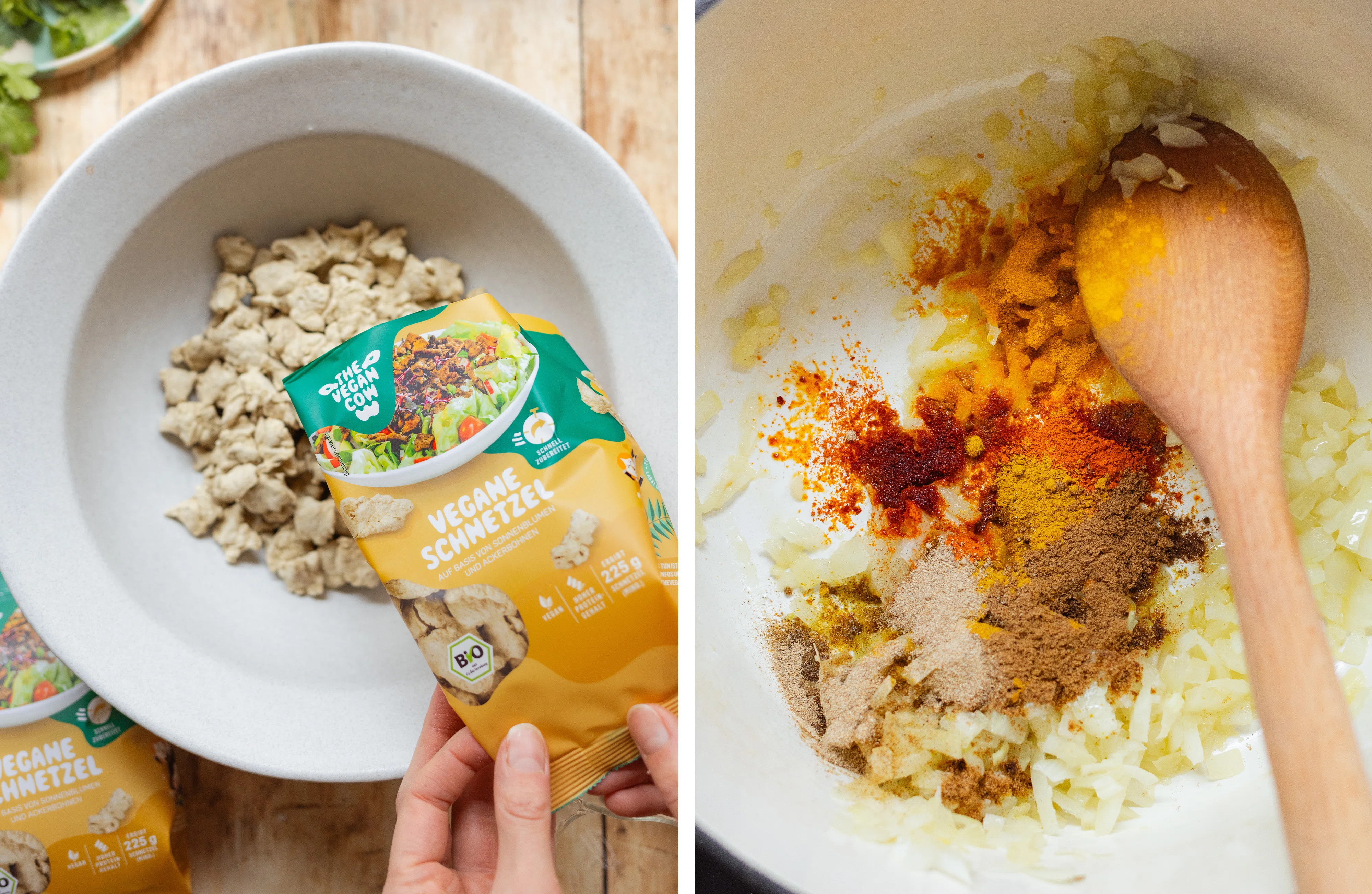 R945 Vegan Korma with Rice and Vegetables