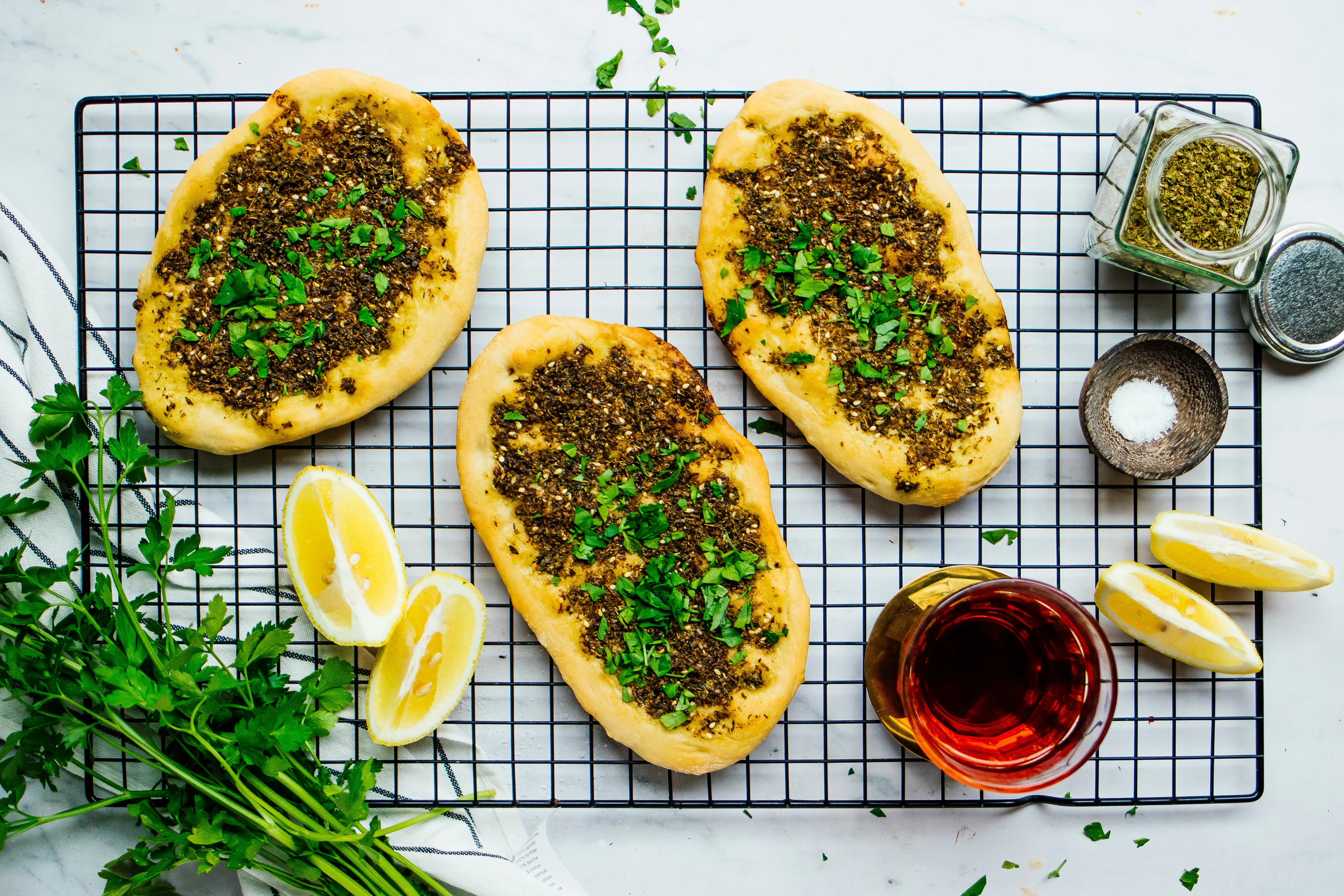 Vegan Manakish with Za‘atar