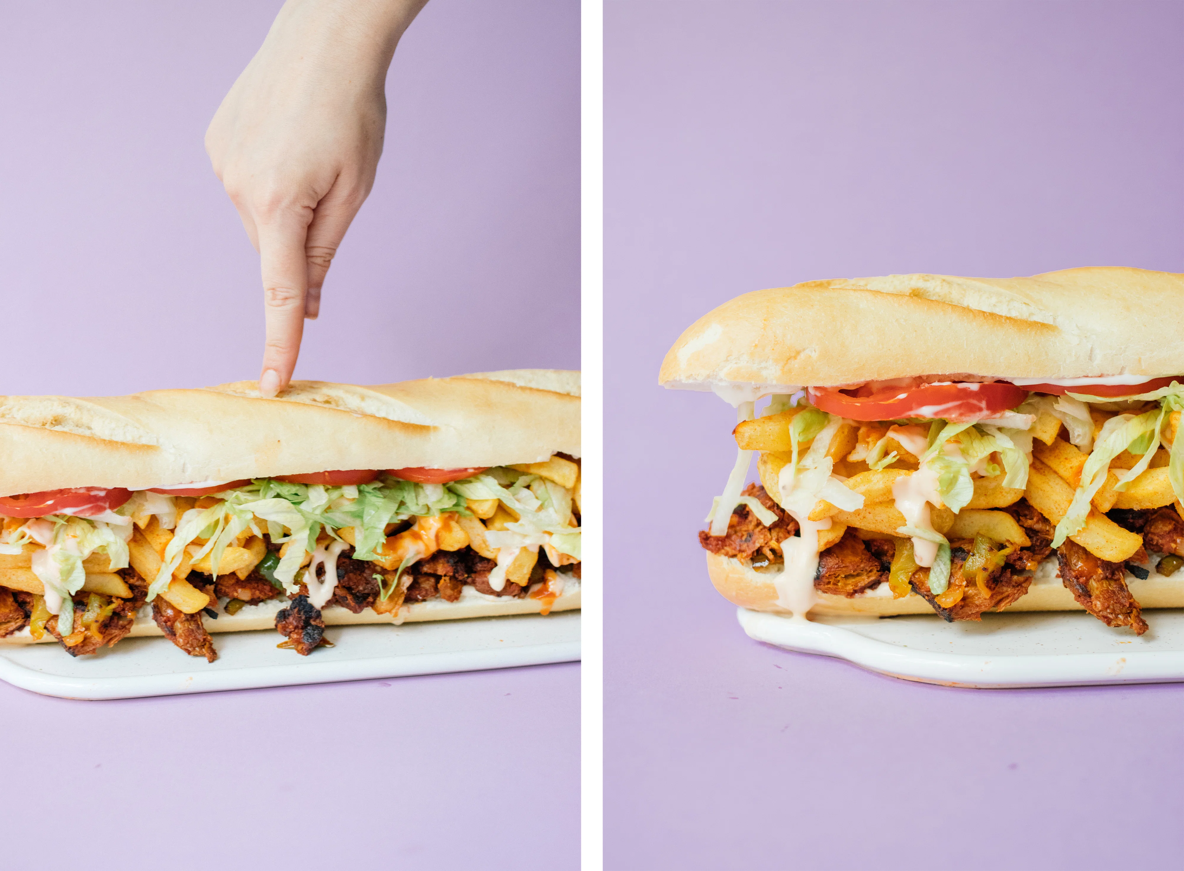 R418 Vegan Gatsby Sandwich