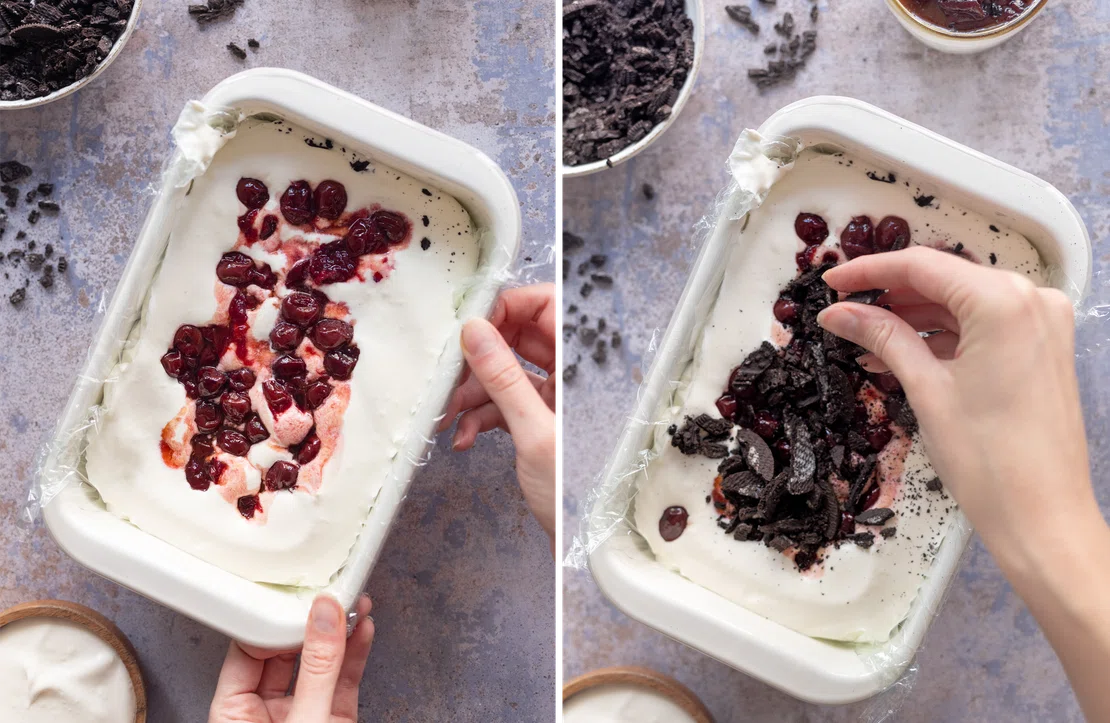 Vegane Schwarzwälder Kirschtorte ohne Backen | Rezept - Zucker&amp;Jagdwurst