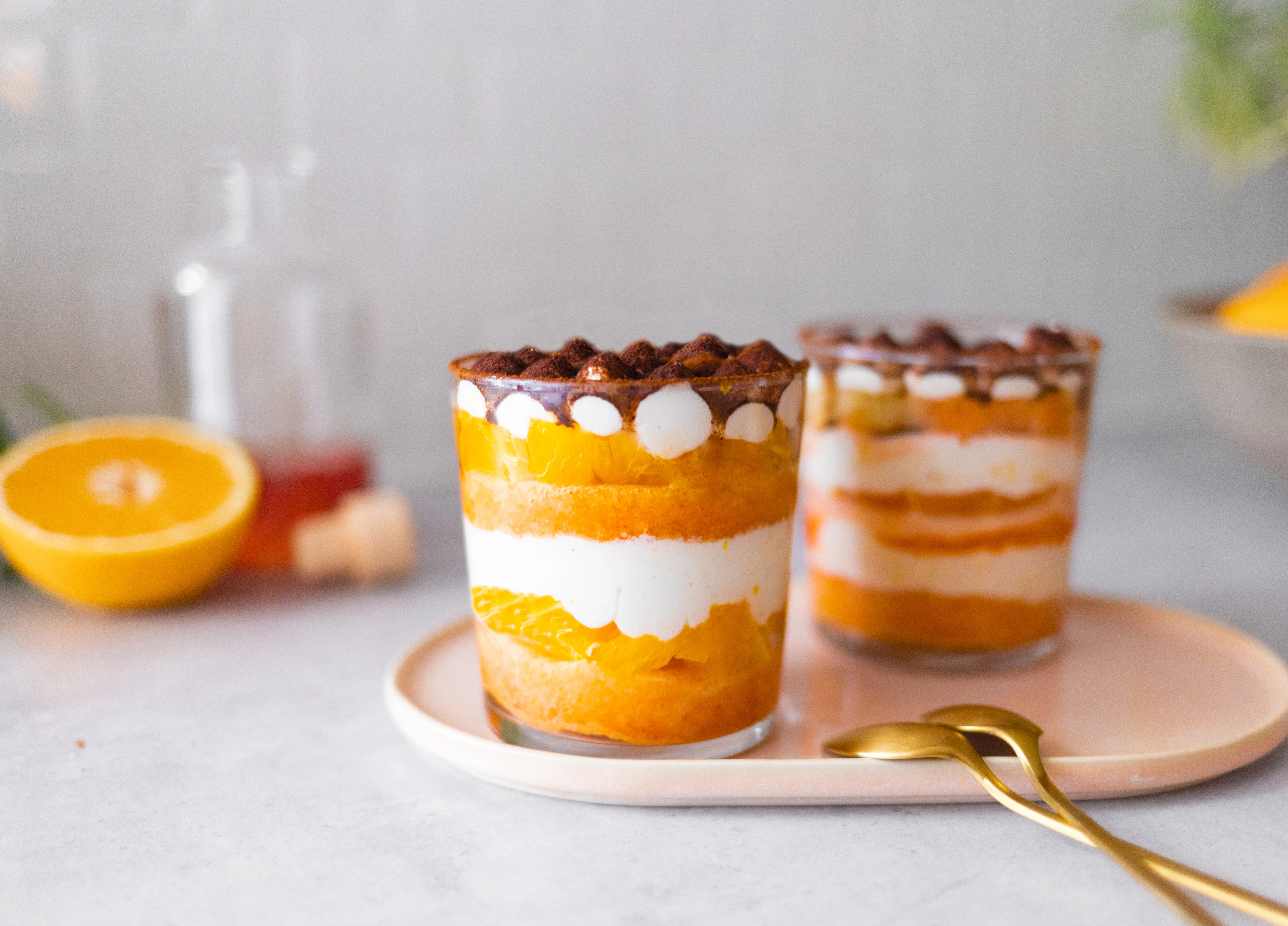Veganes Tiramisu mit Bitterorange