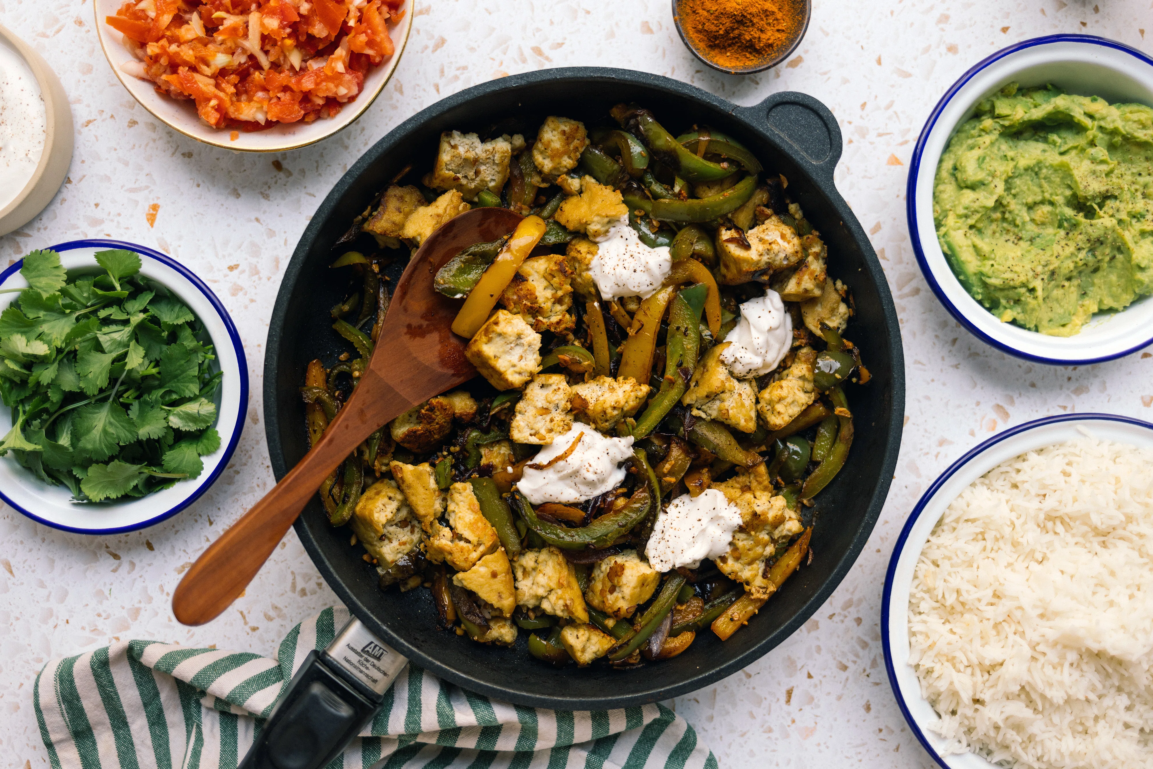 5-Ingredient Tofu Fajitas