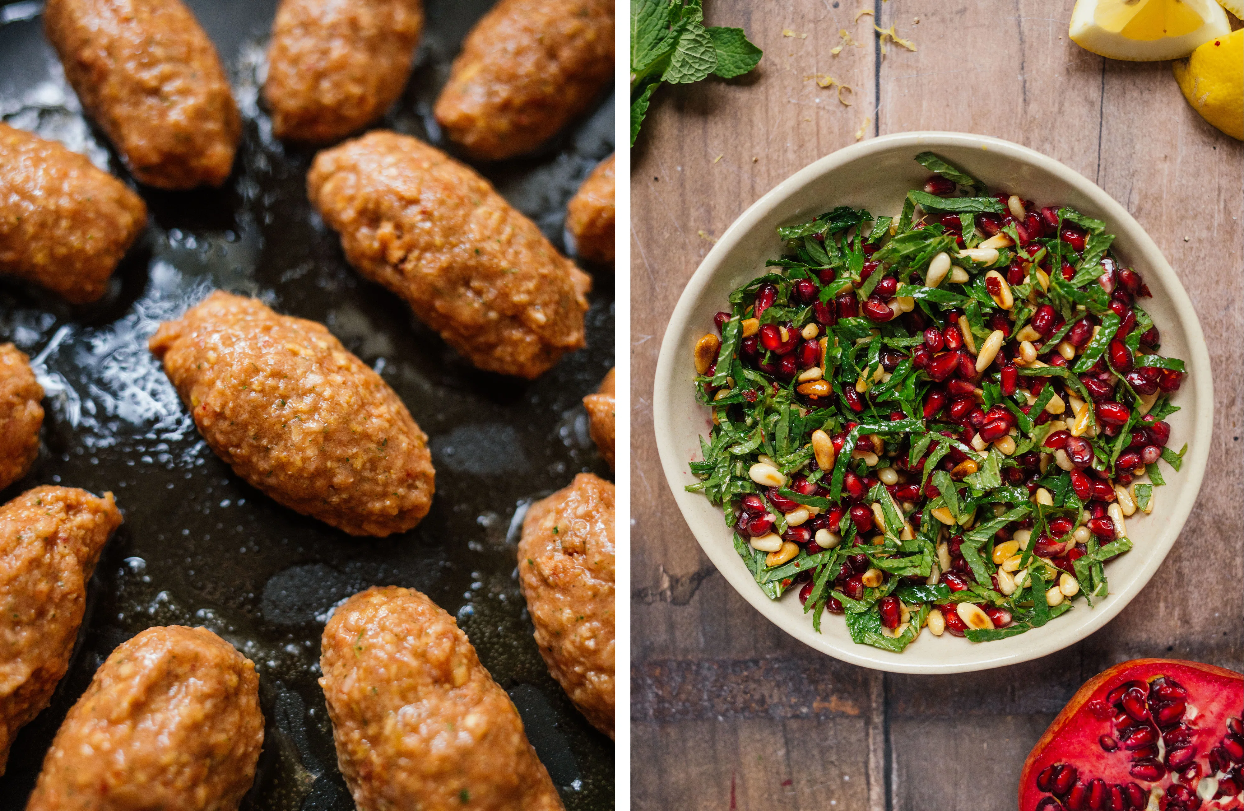 R891 Vegan Kofta on White Bean Puree