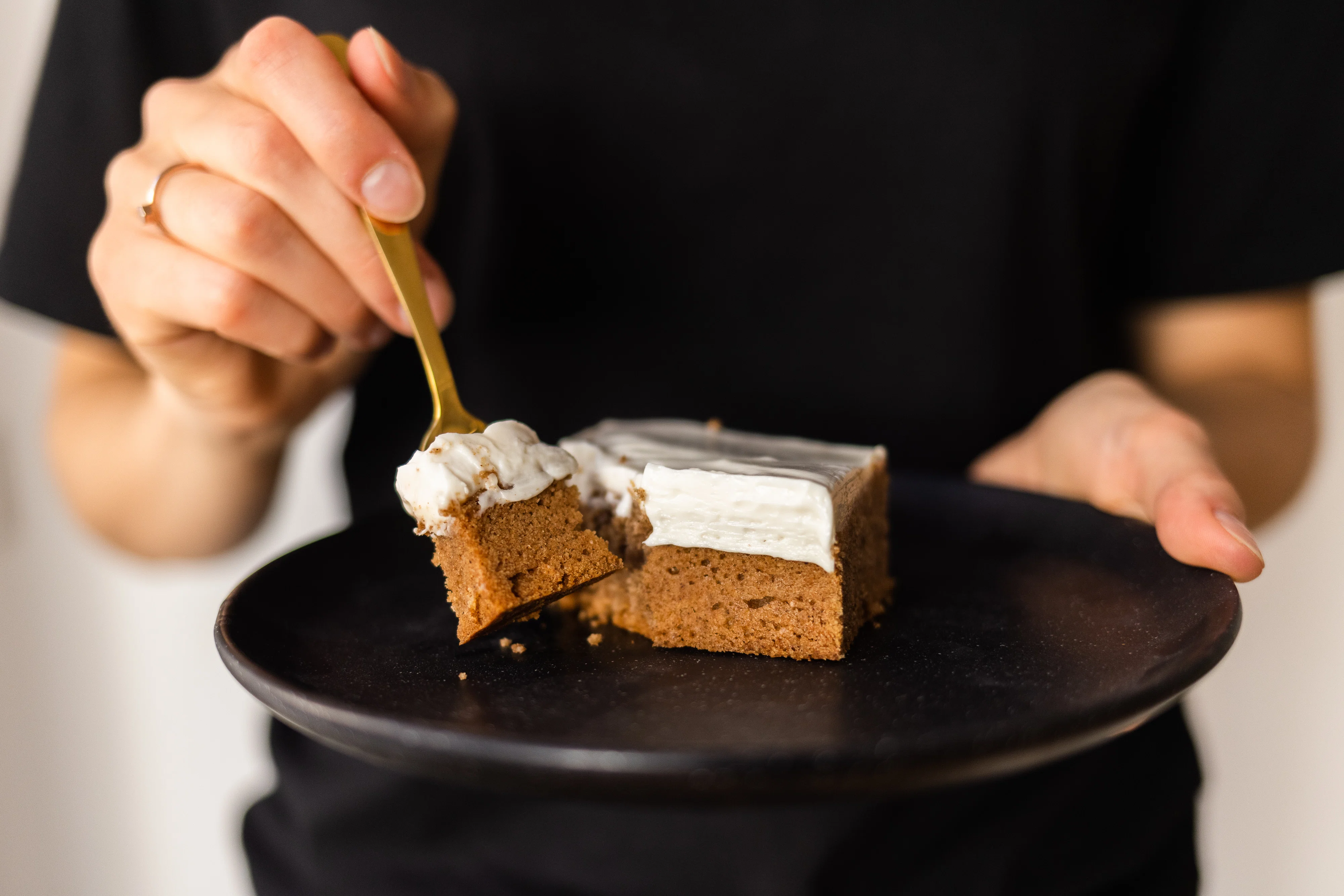 Vegan Spice Cake with Cream Cheese Frosting