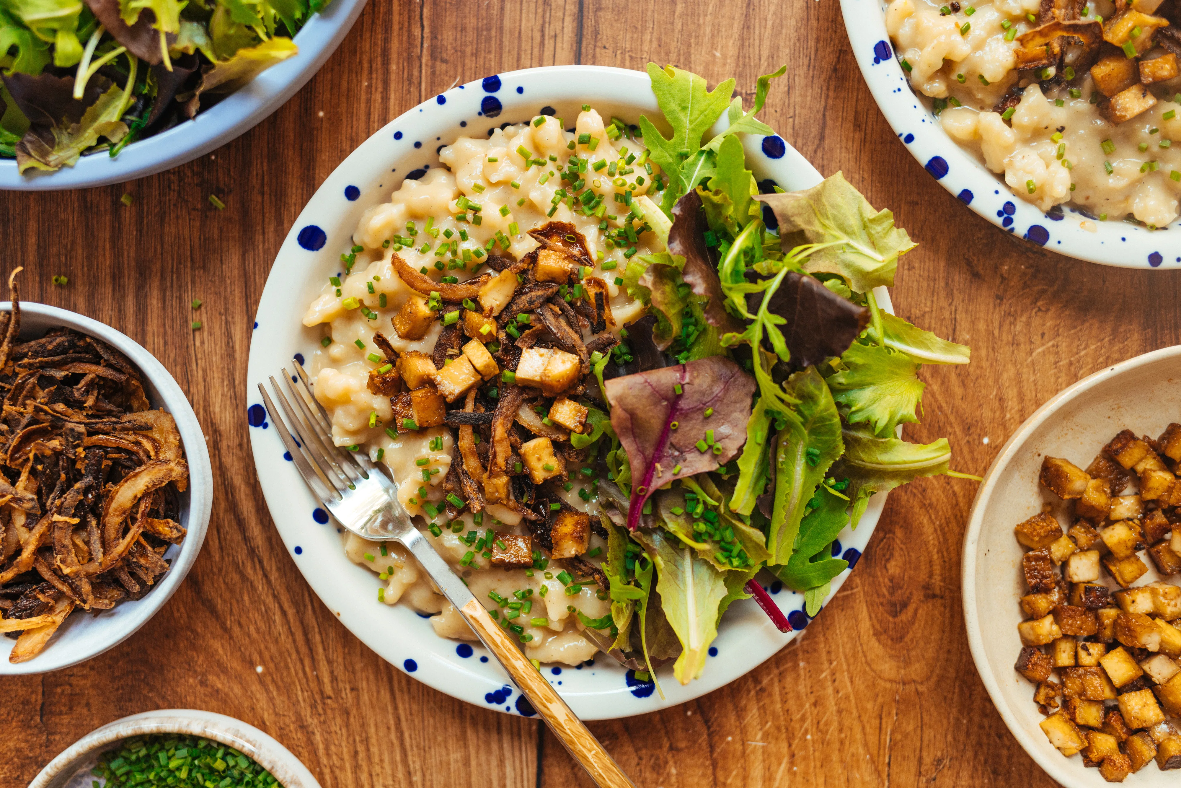 Vegane Käsespätzle