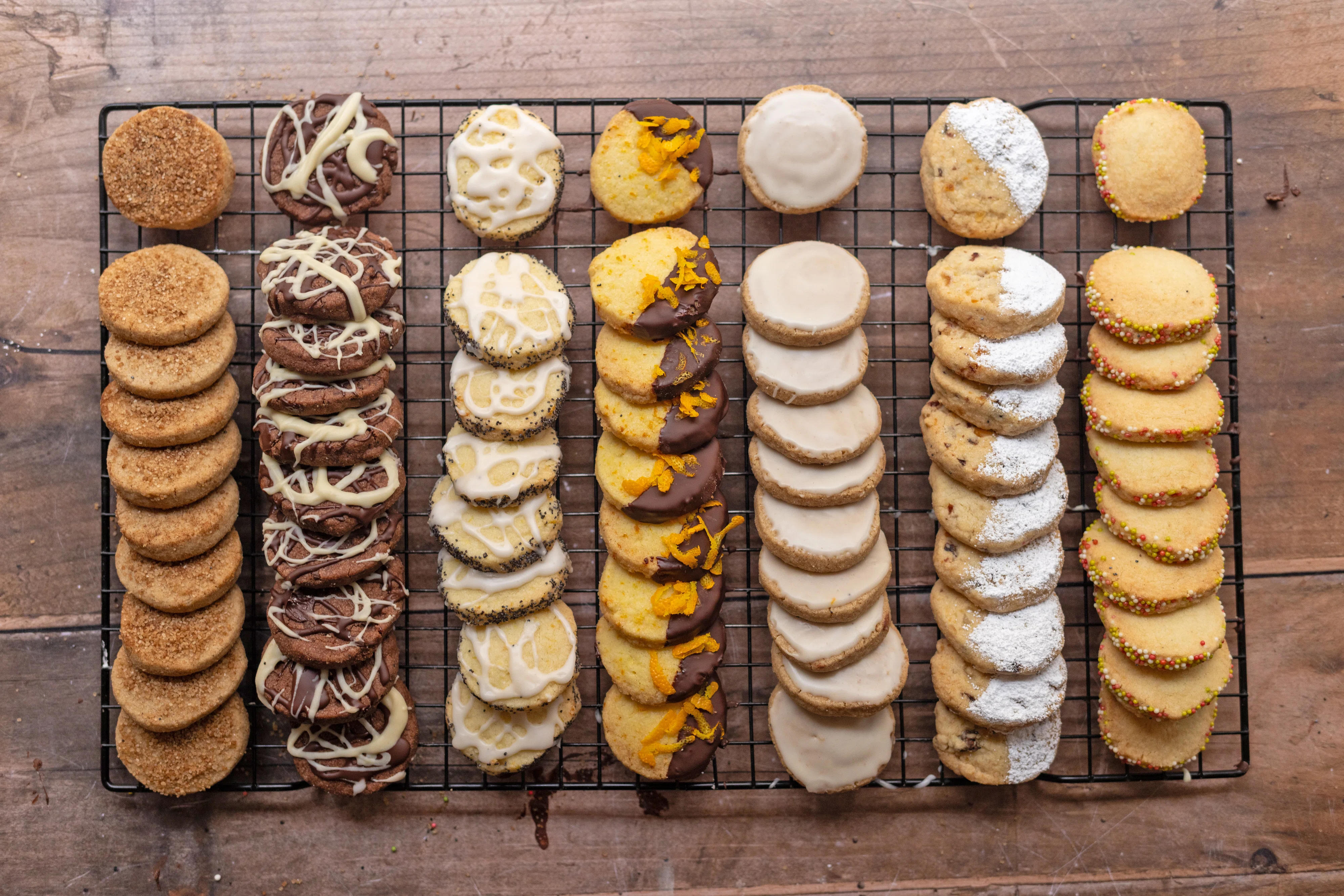 Vegane Plätzchen ohne Ausstechen – 1 Teig, 7 Ideen