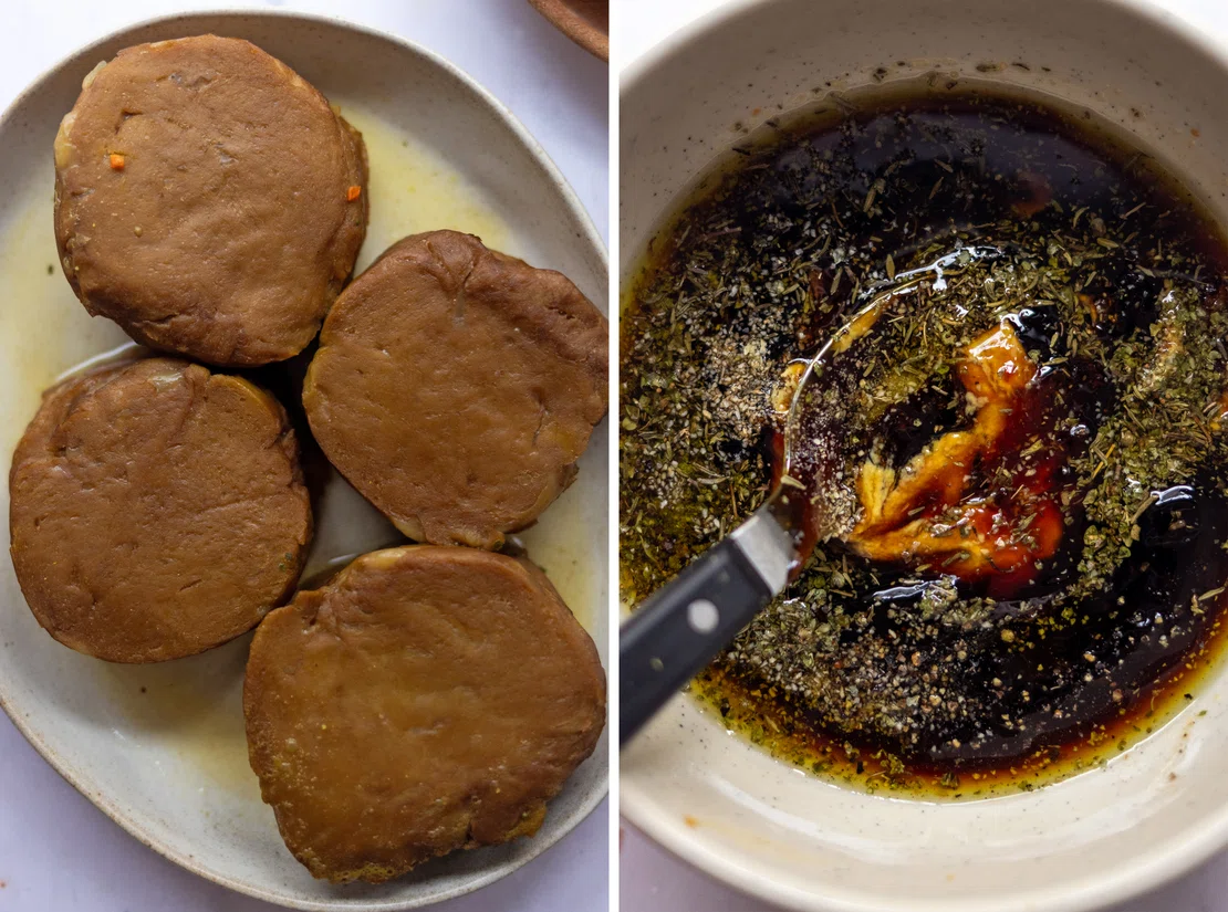 Vegane Ente mit Orangensoße und Mandelreis | Rezept - Zucker&amp;Jagdwurst