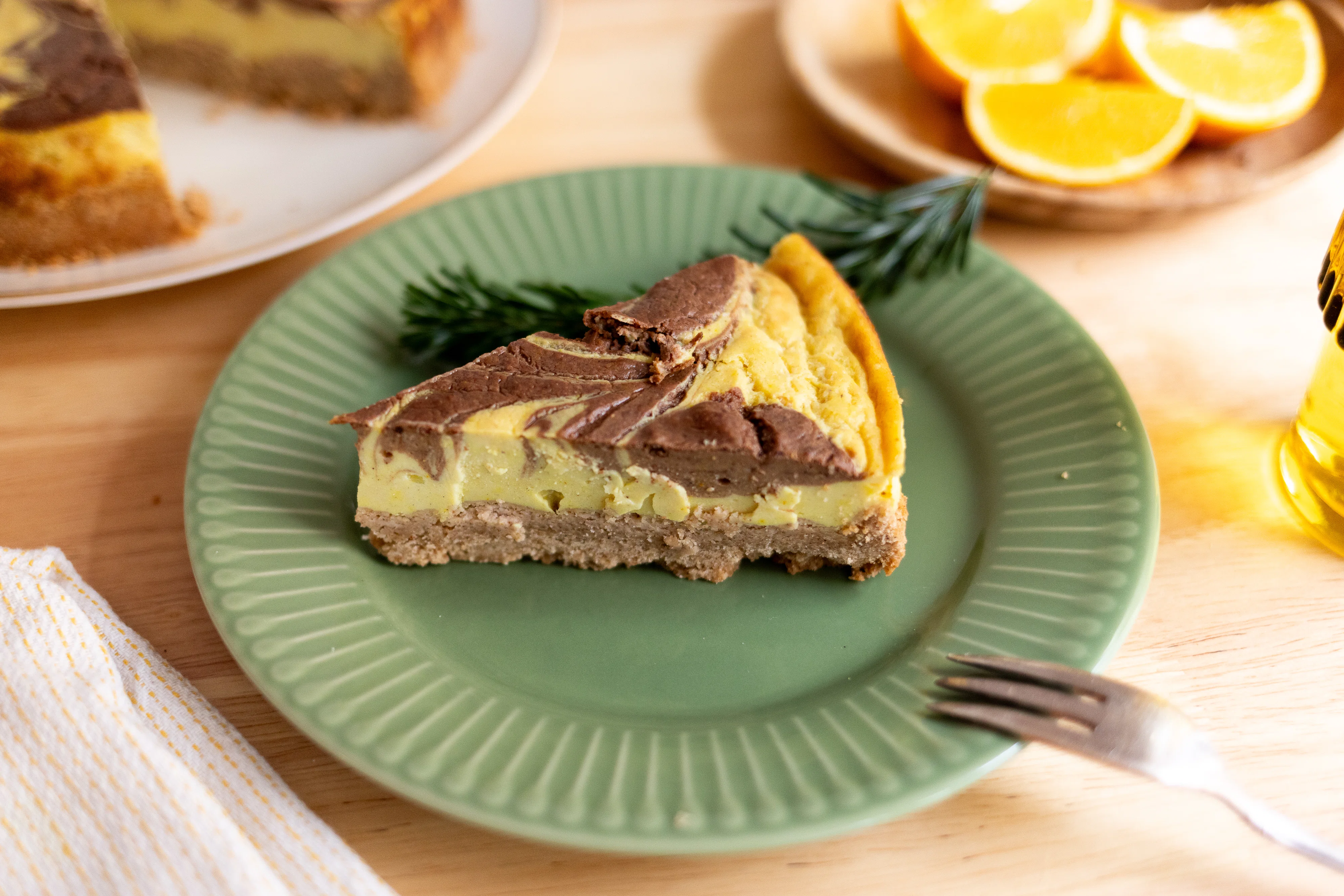 R862 - Lebensbaum - Veganer Spekulatius-Käsekuchen