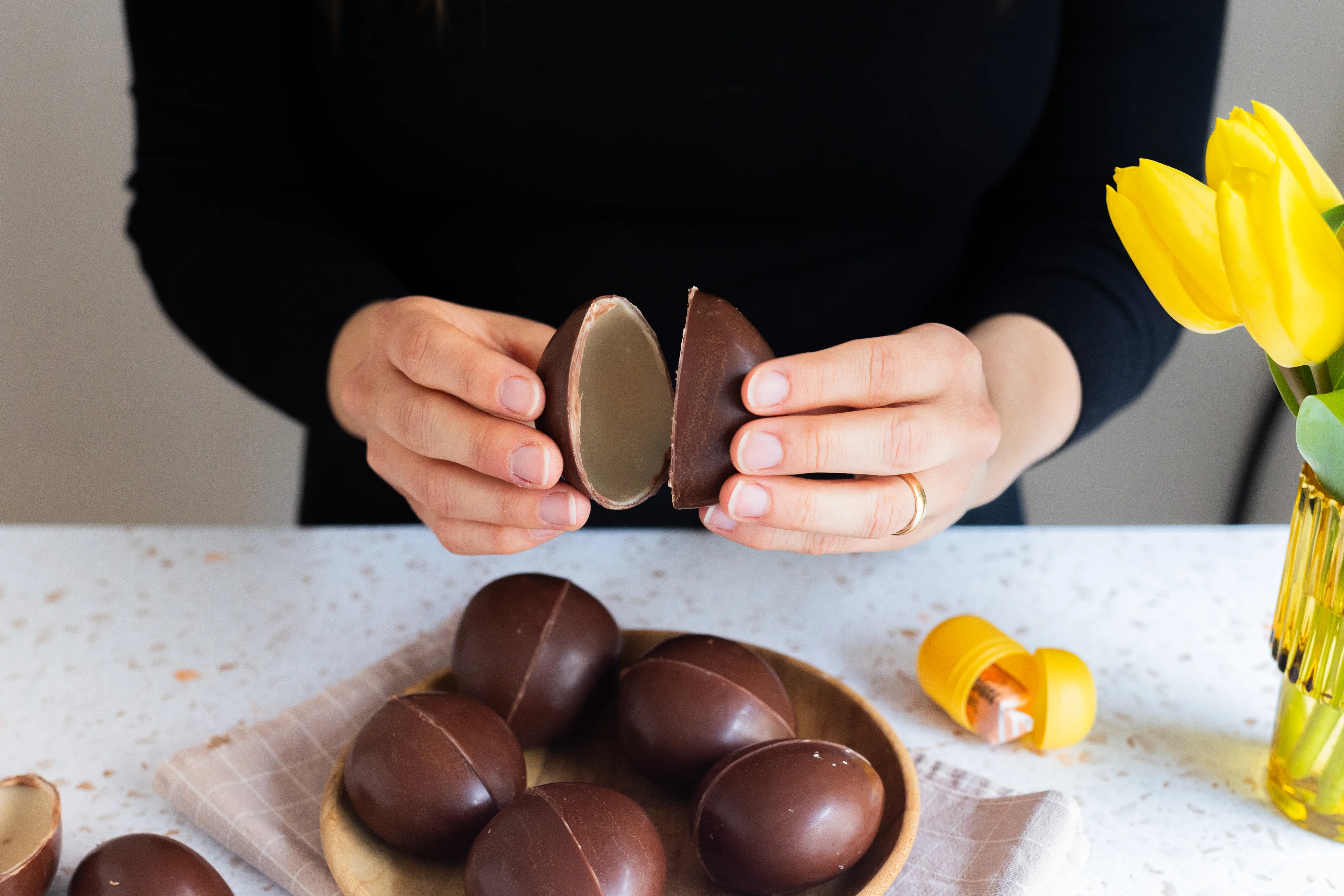 Vegan Surprise Chocolate Eggs 