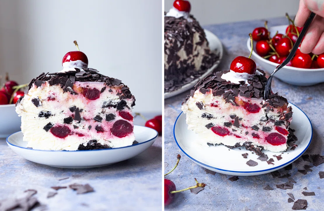 Vegane Schwarzwälder Kirschtorte ohne Backen | Rezept - Zucker&amp;Jagdwurst