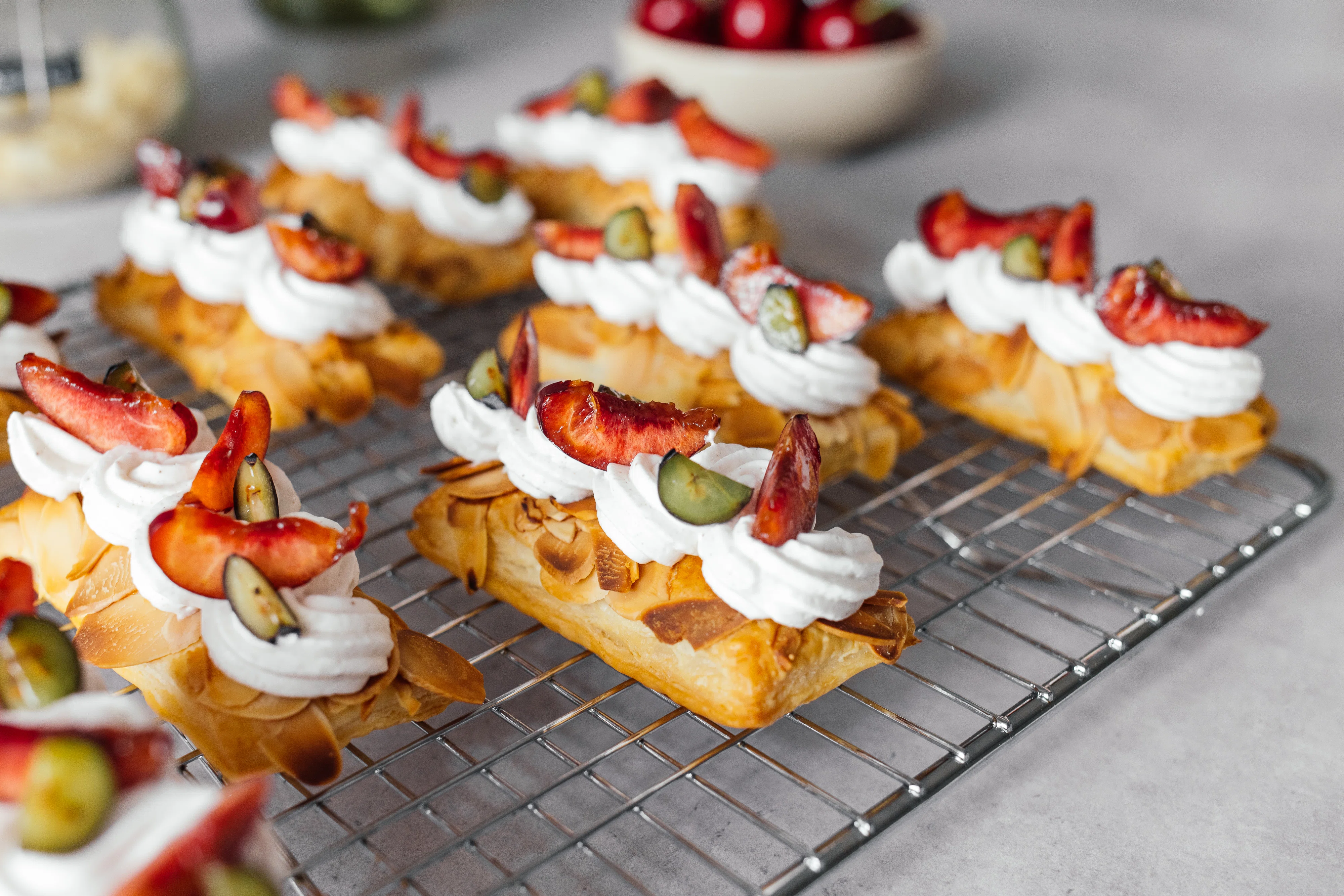 Schnelle vegane Kirschhäppchen