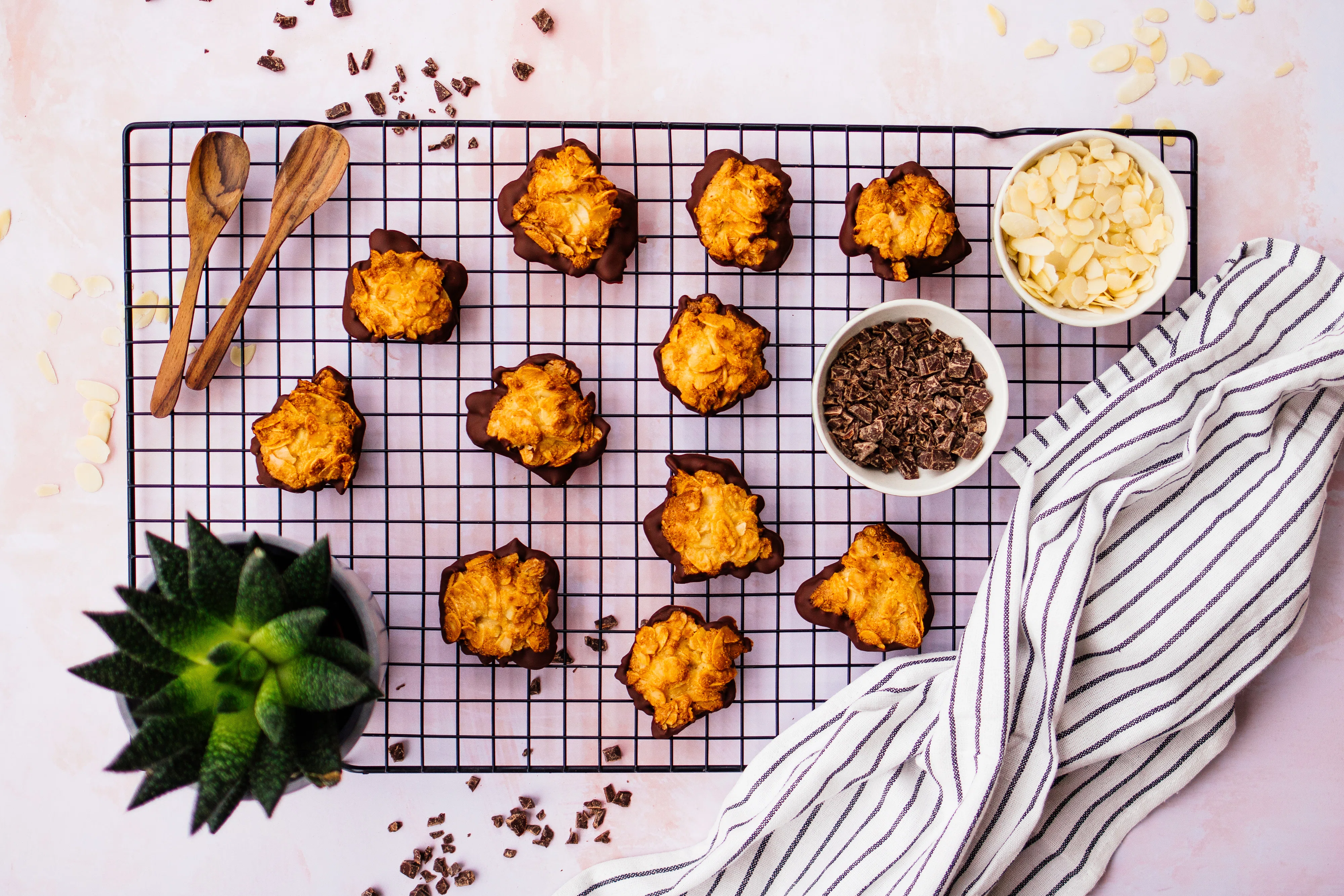 Vegan Florentine Biscuits