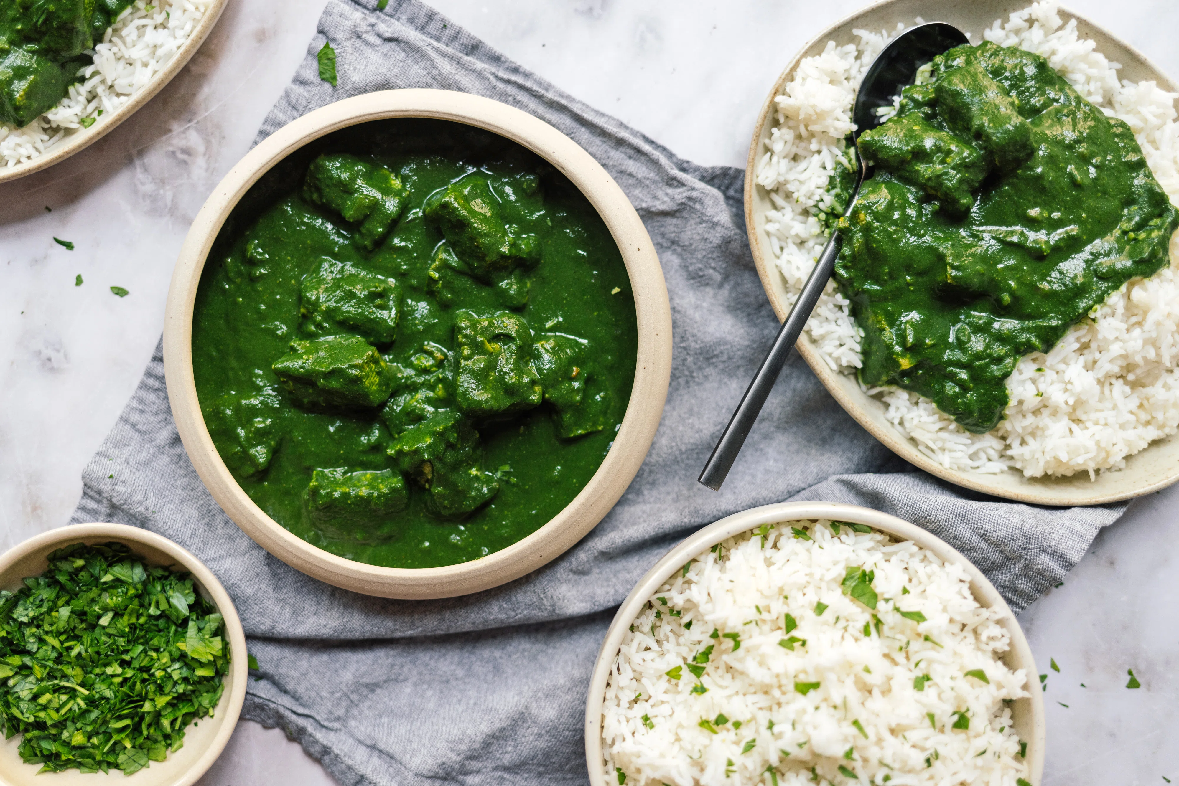 R267 Vegan Palak Paneer