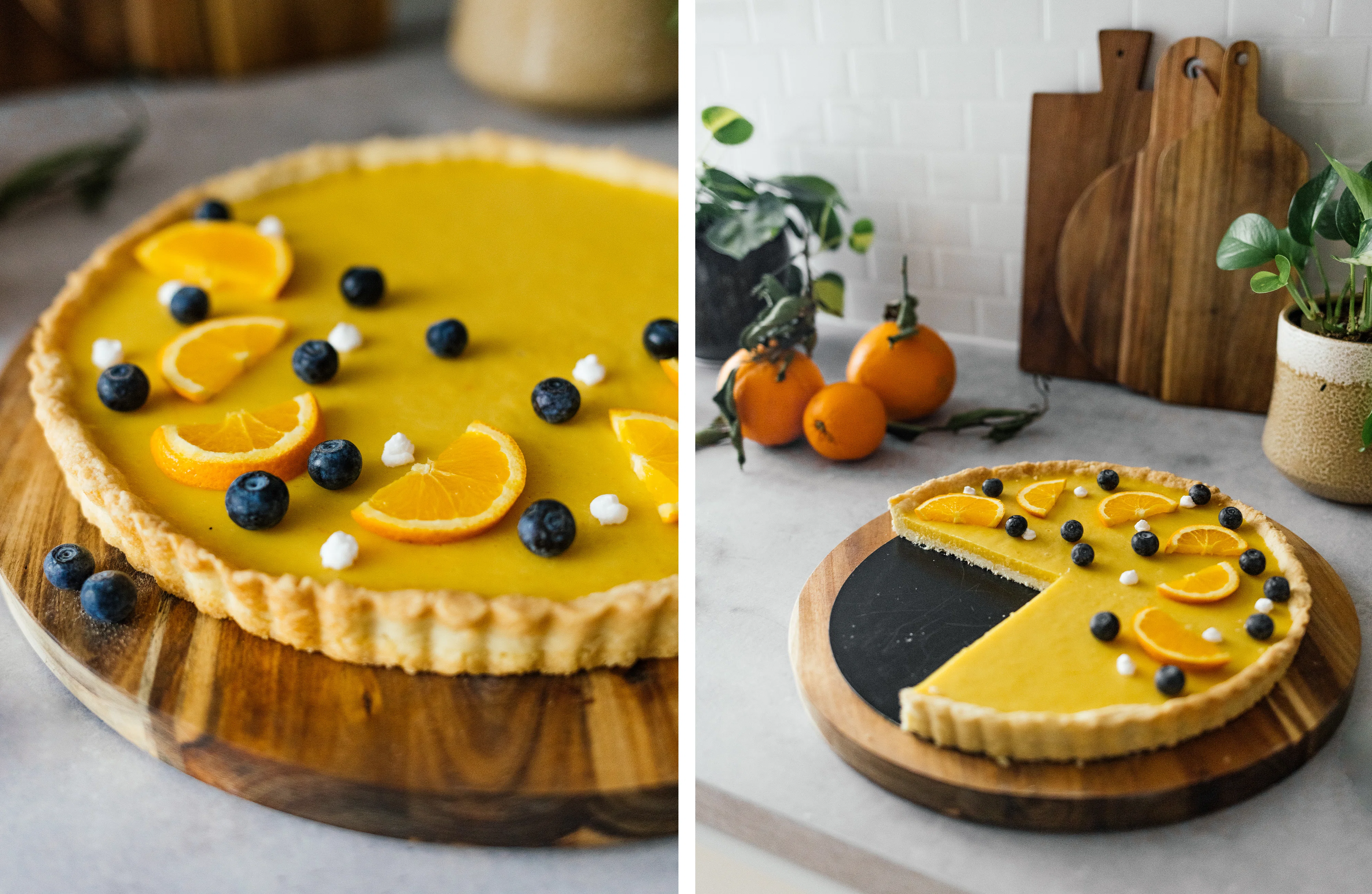 R726 Simple Vegan Orange Tart