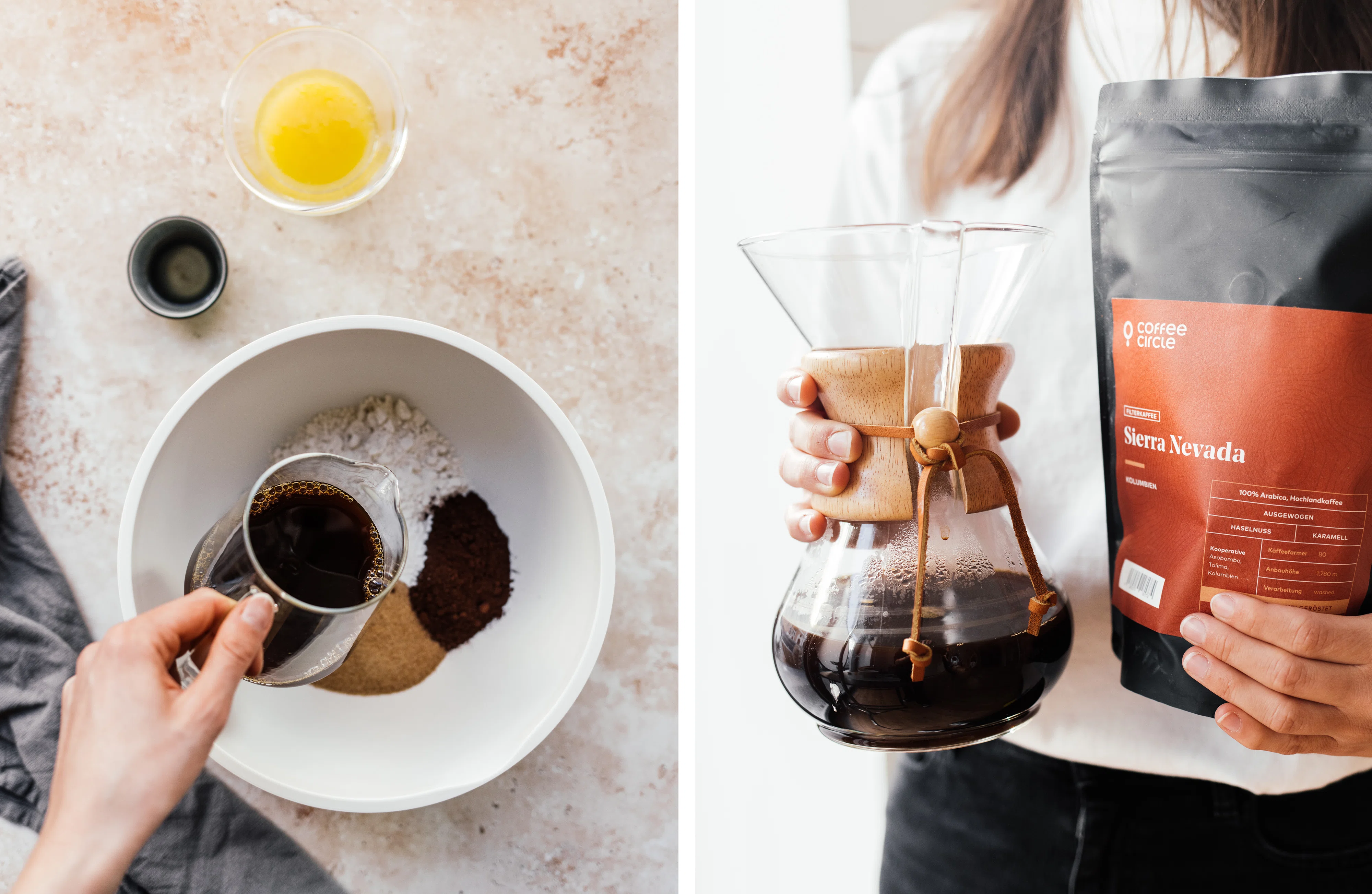 R723 Vegan Coffee Muffins with Salted Caramel Core