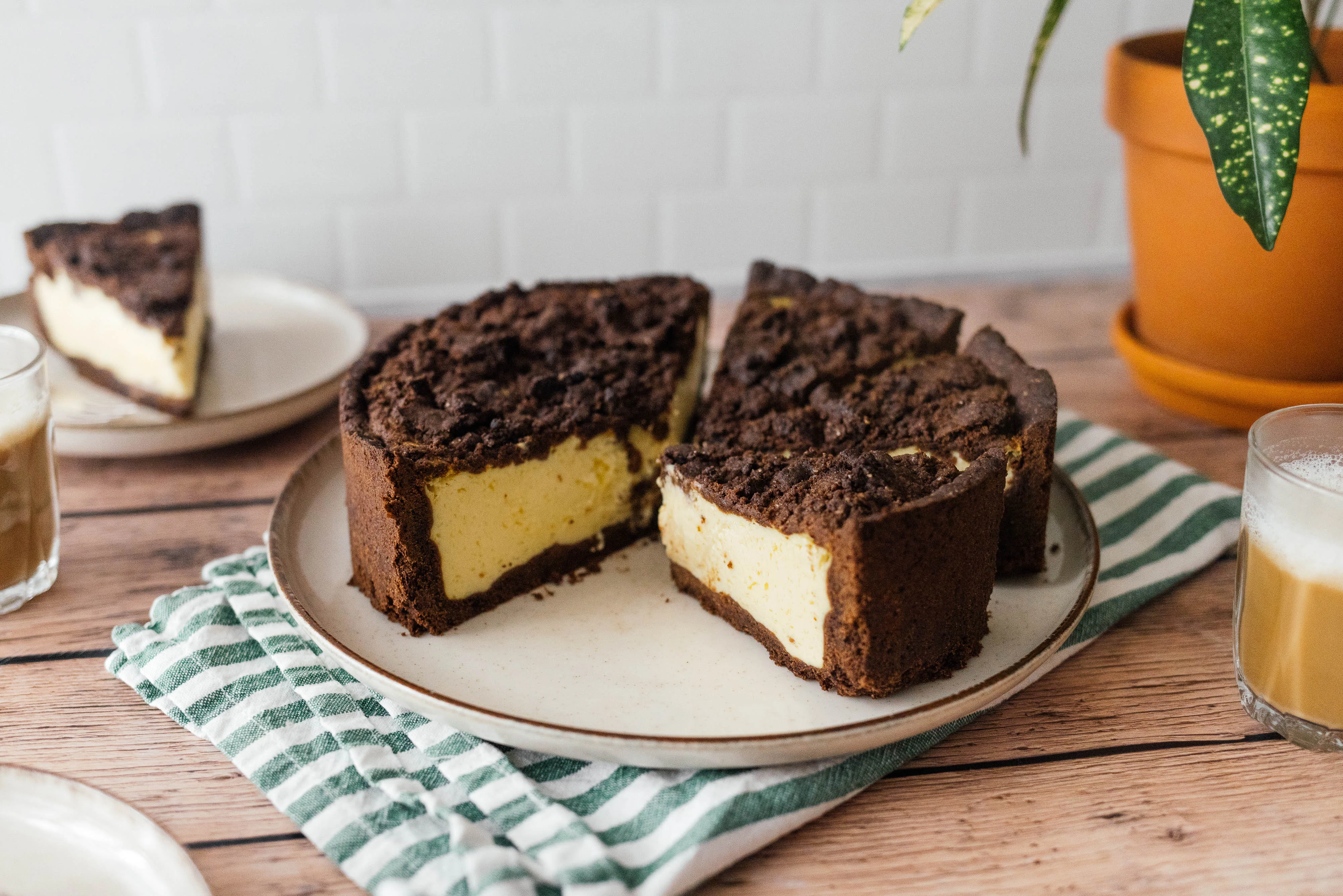 Vegan Russian Chocolate Cheesecake