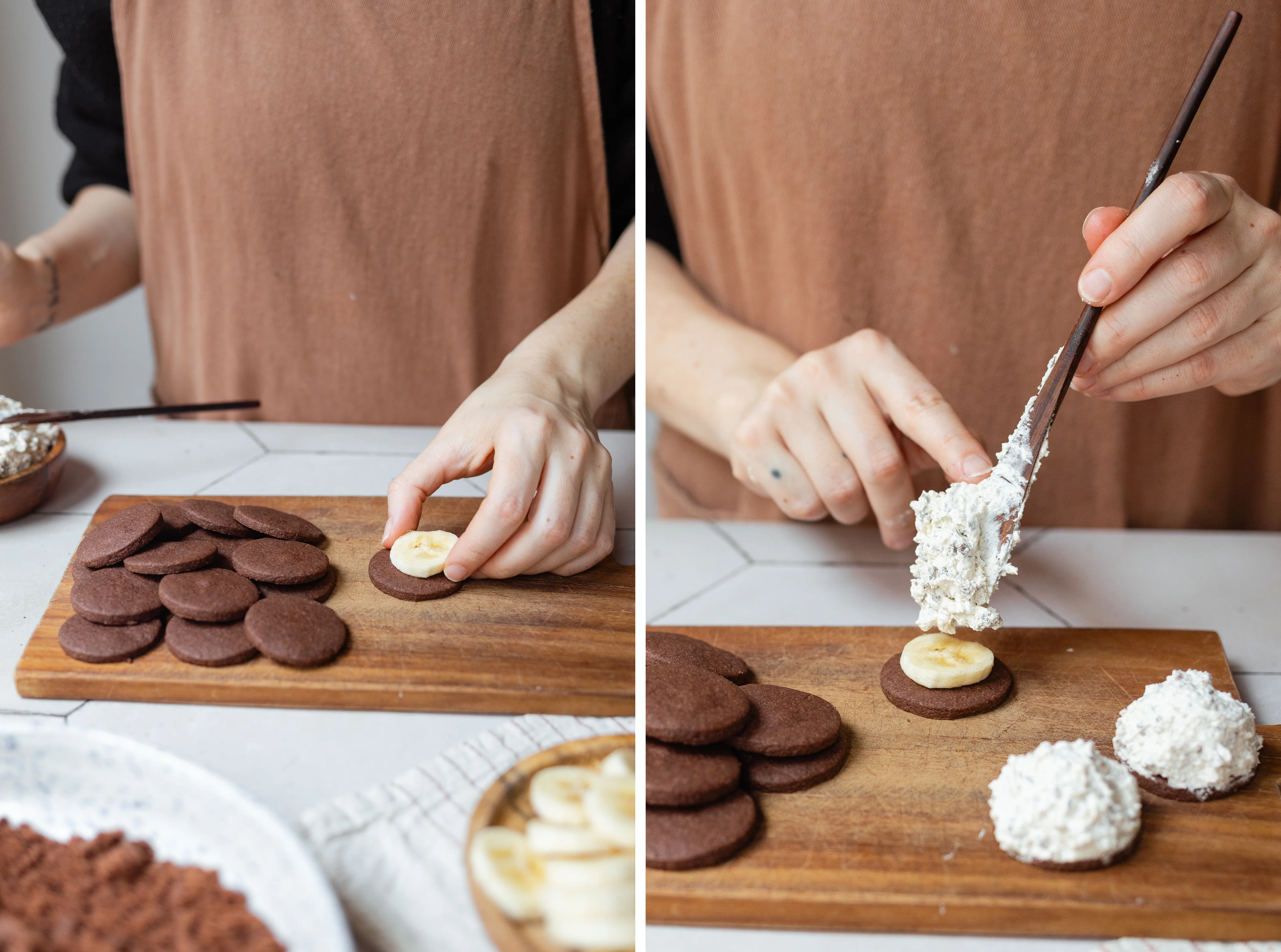 R990 Vegane Maulwurfkuchen-Plätzchen