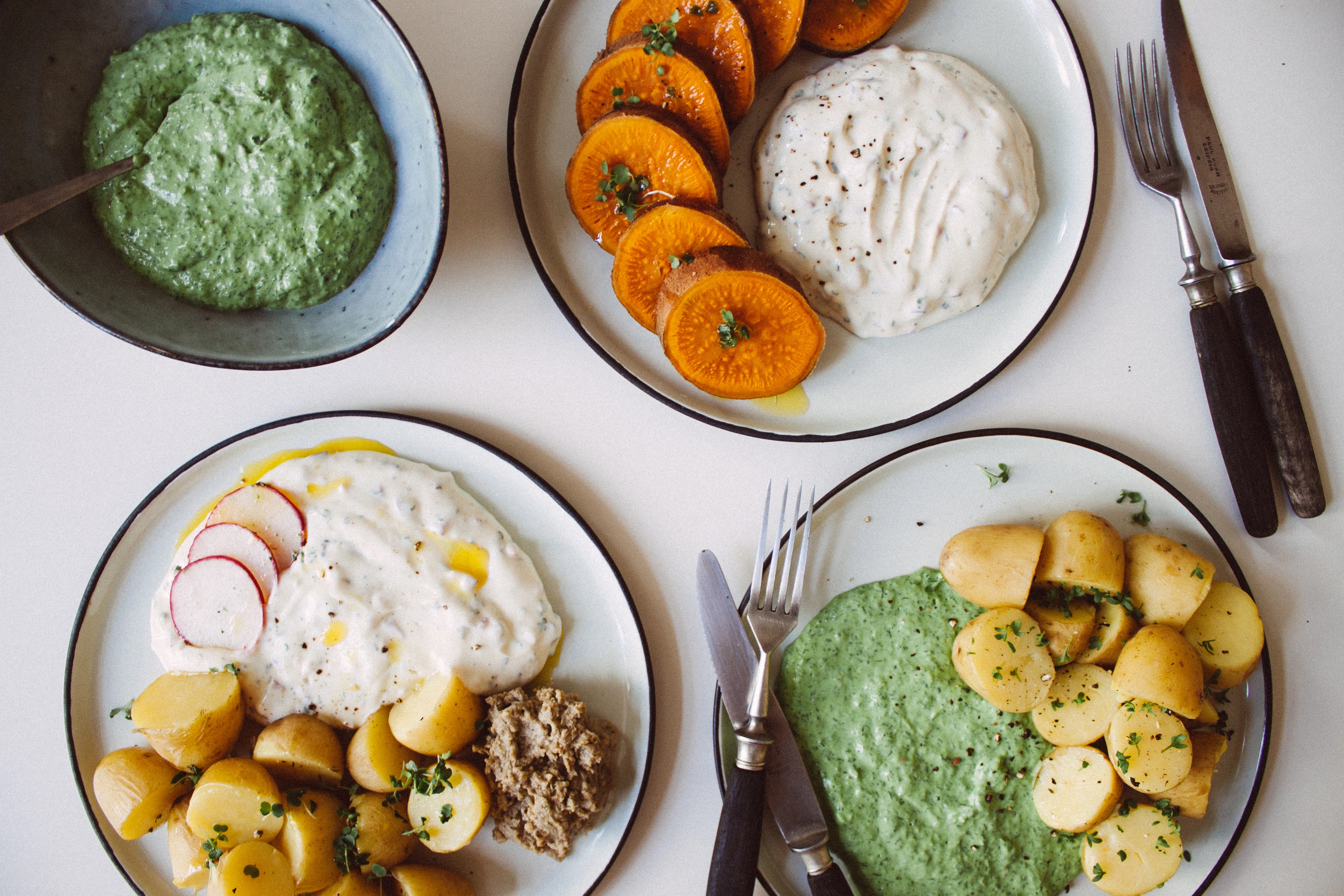 Kartoffeln mit Quark - 3 vegane Rezepte