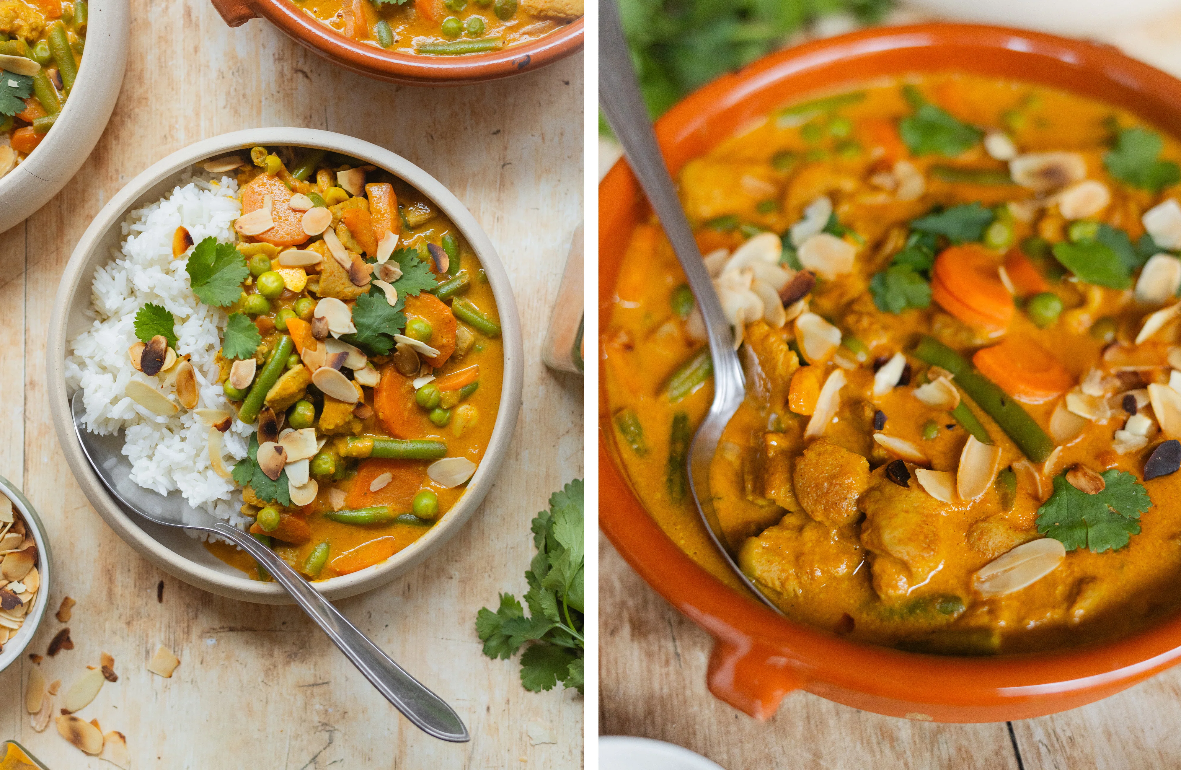 R945 Vegan Korma with Rice and Vegetables