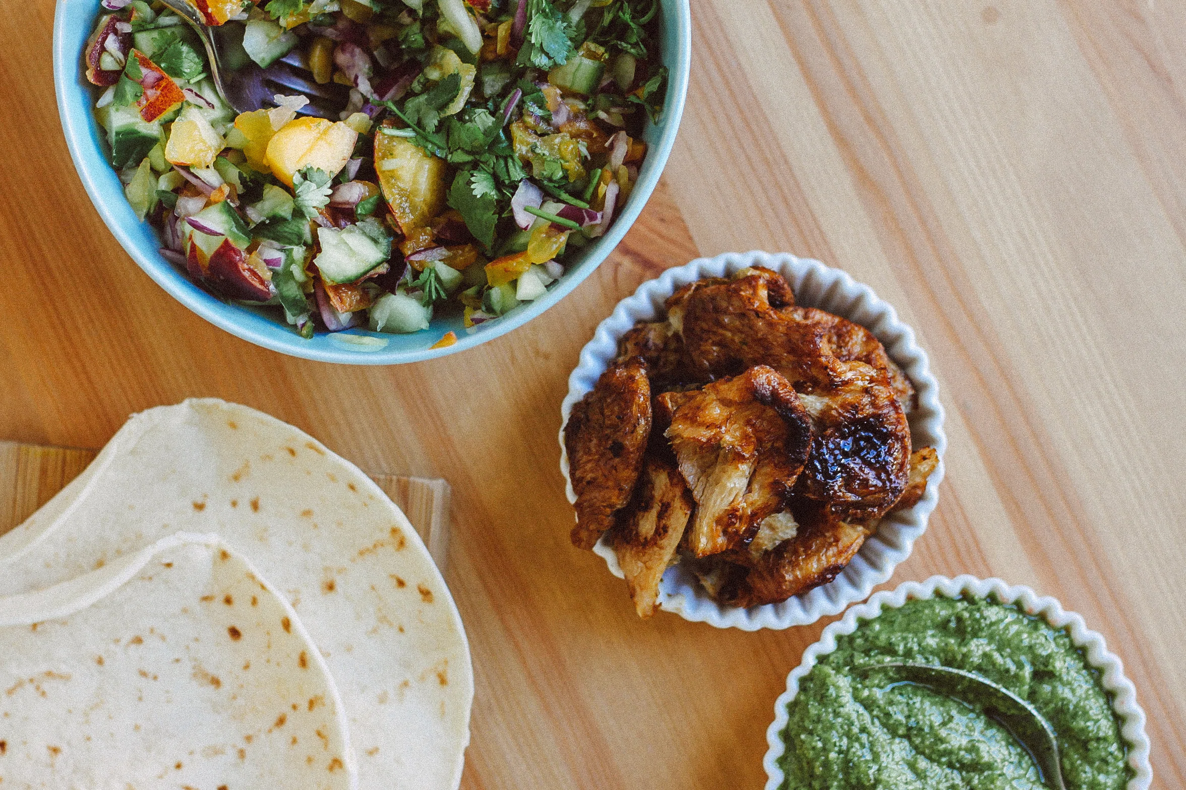 R38 Sommertage mit Pfirsich-Salsa