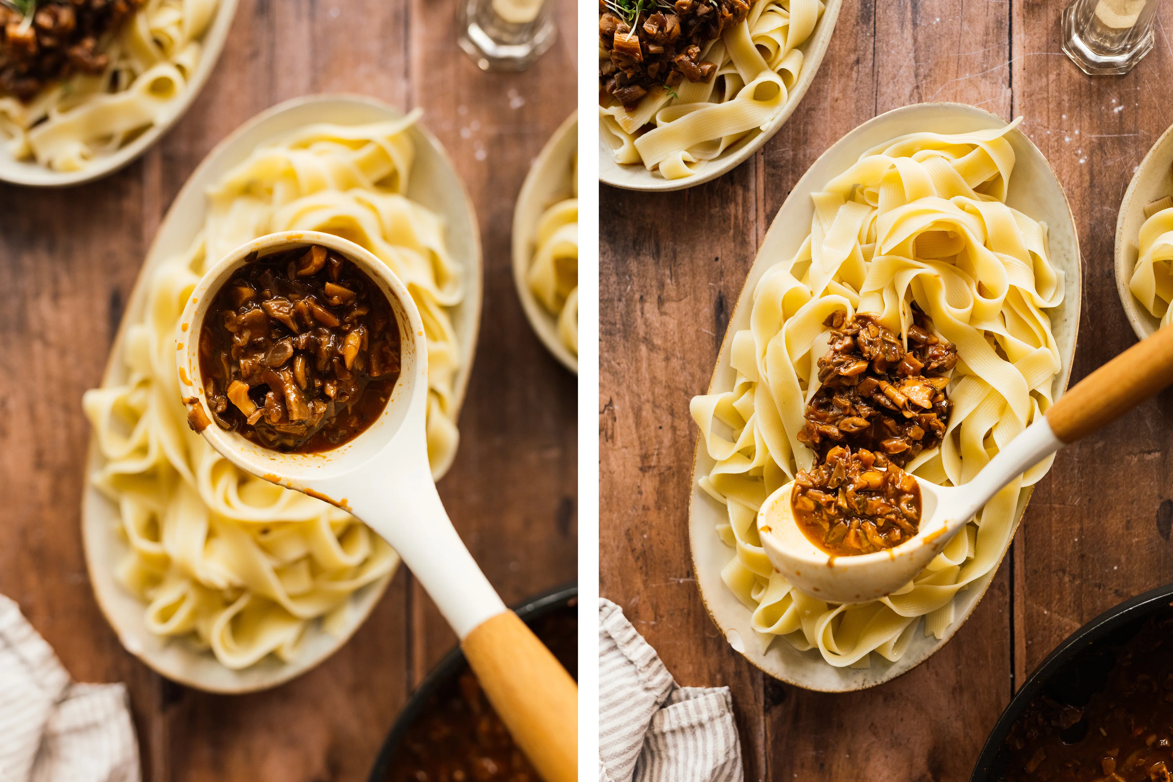 R345 Pappardelle mit Pilzragout