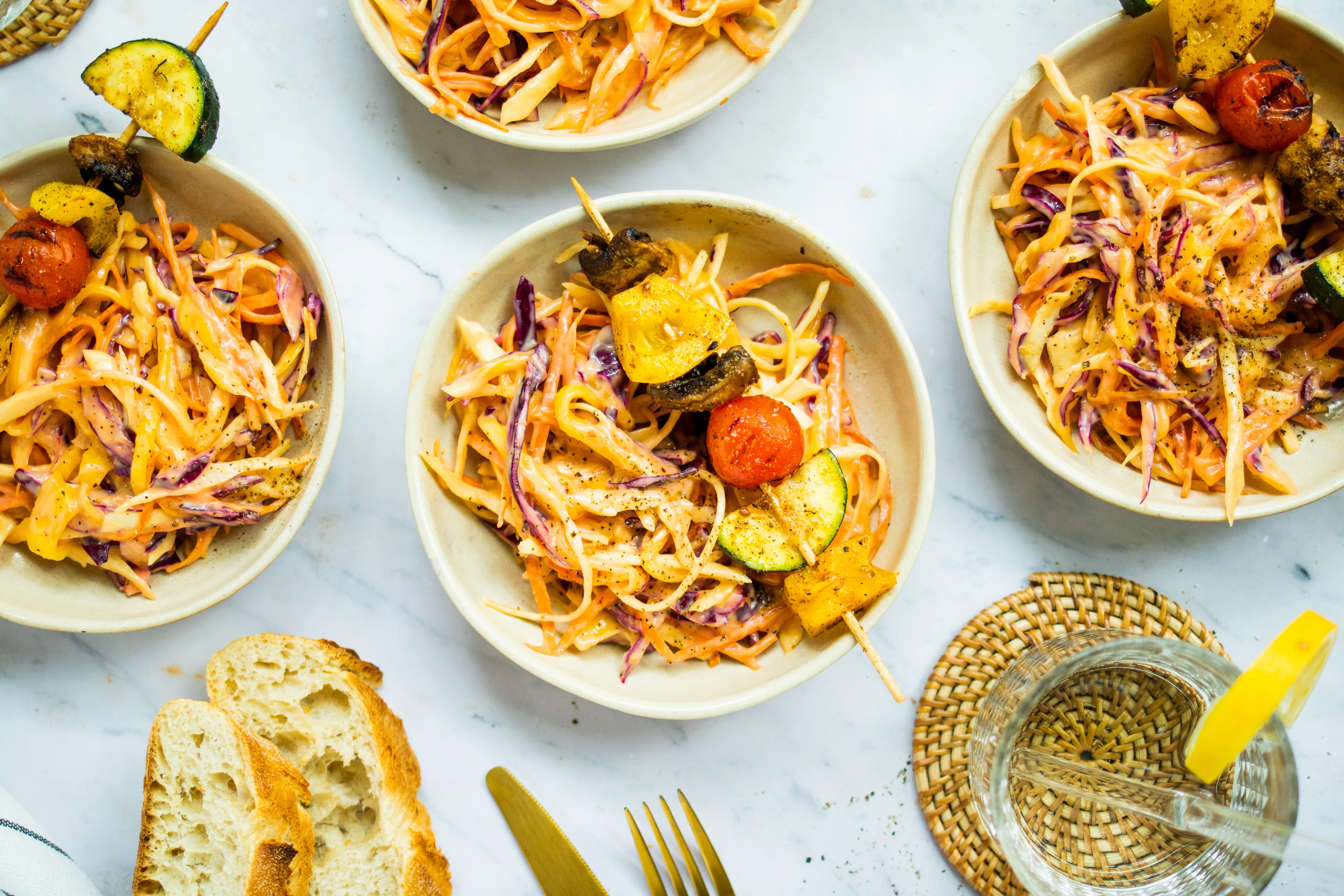 Vegan Mango Coleslaw