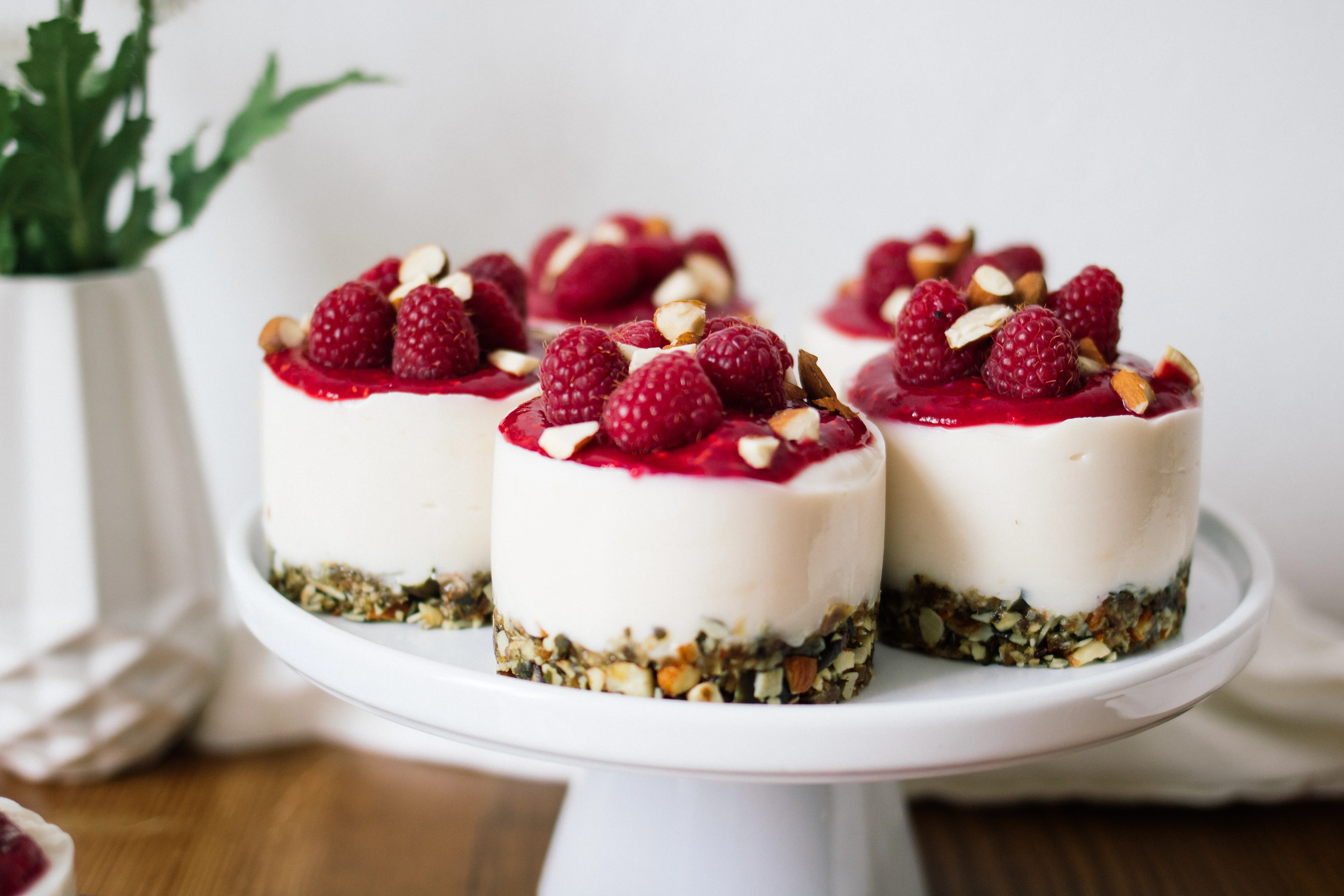 R285 No-Bake Himbeer-Joghurt-Törtchen