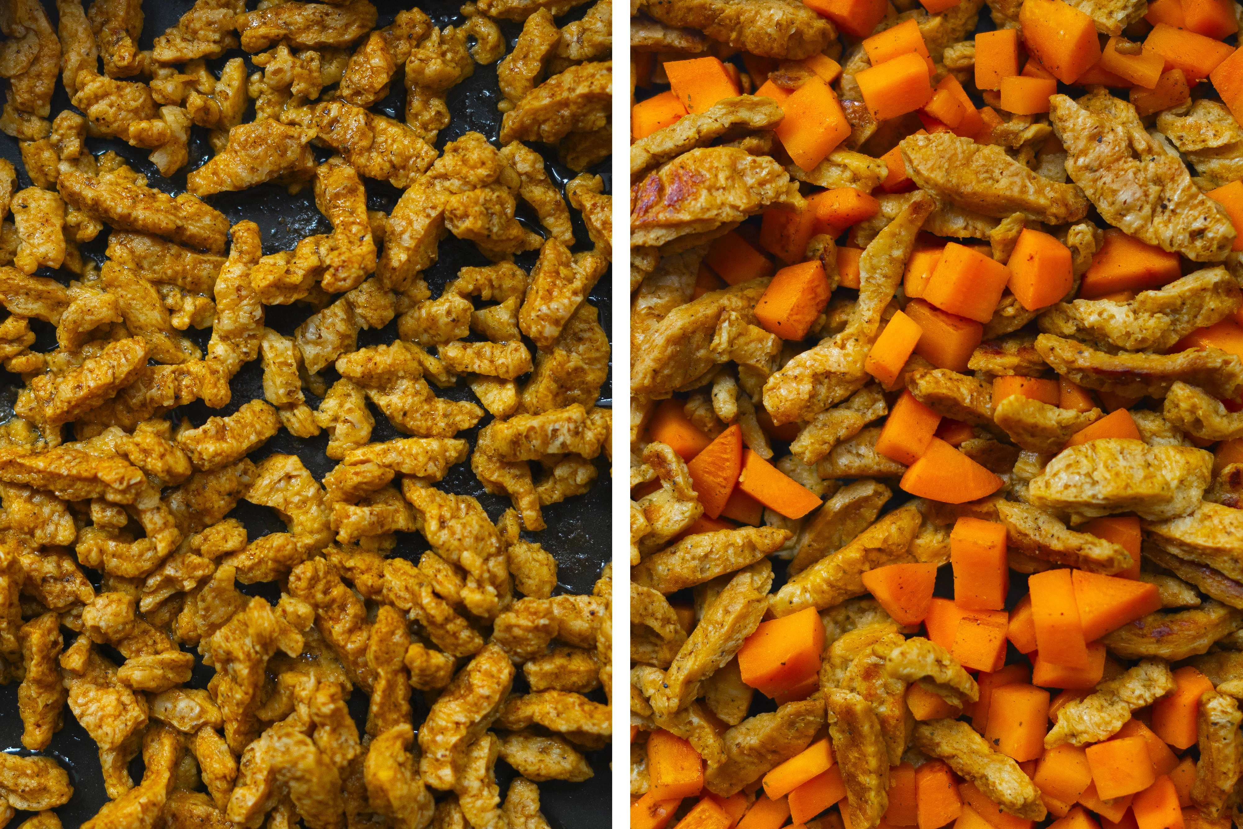 R886 Vegane Enchiladas mit Süßkartoffel-„Hähnchen“-Füllung 