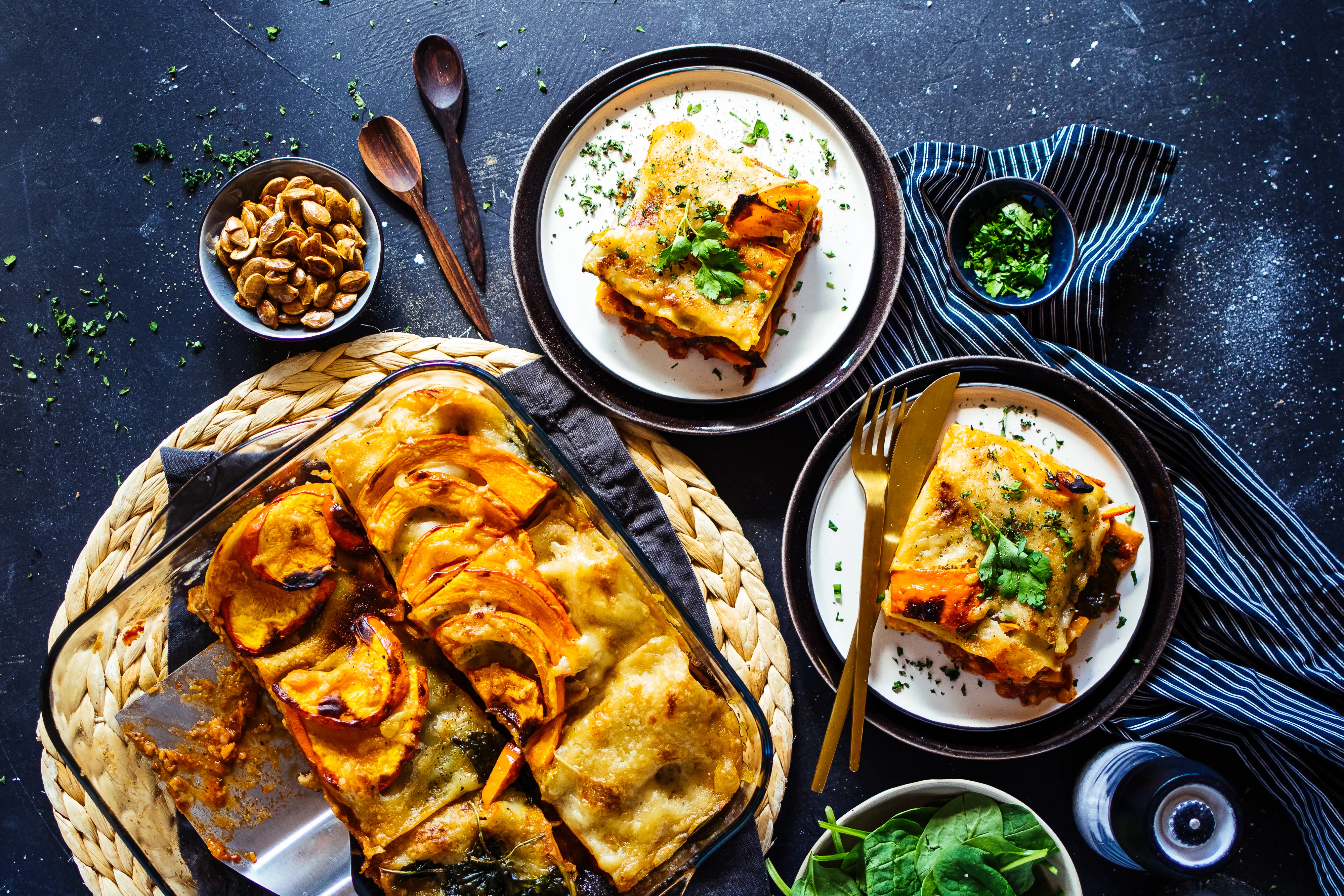 Vegan Pumpkin Lasagna