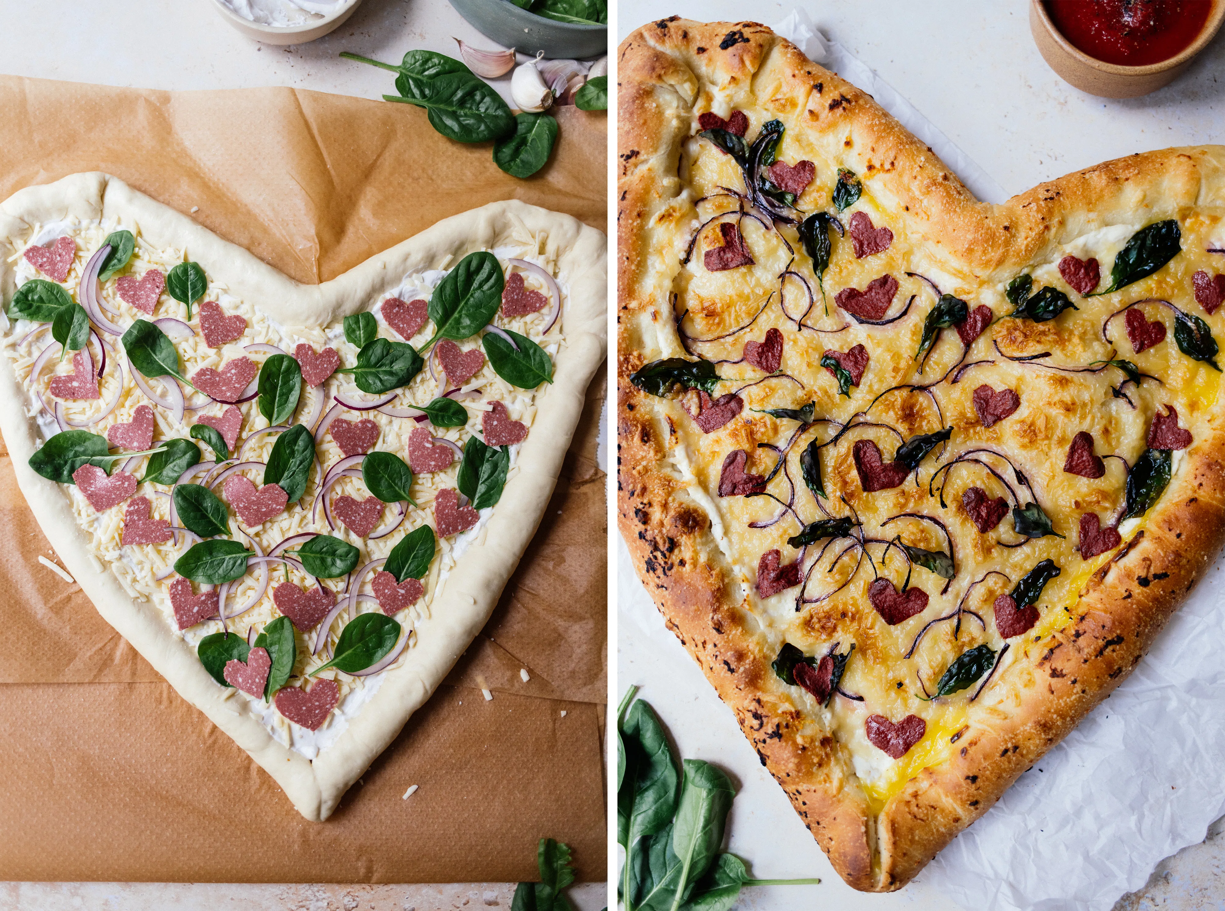 R801 Pizza mit veganem Käserand