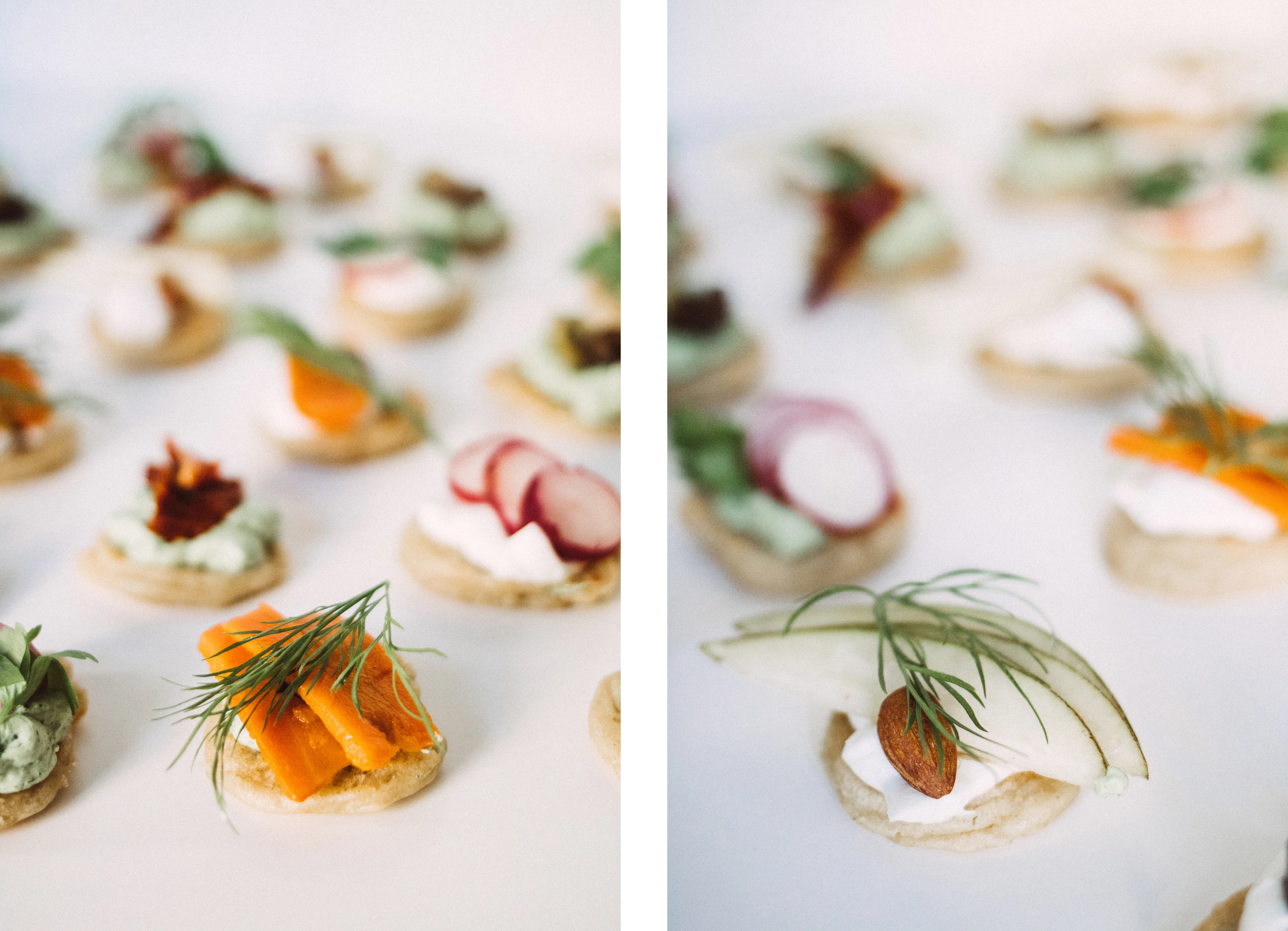 R151 Vegan mini blinis