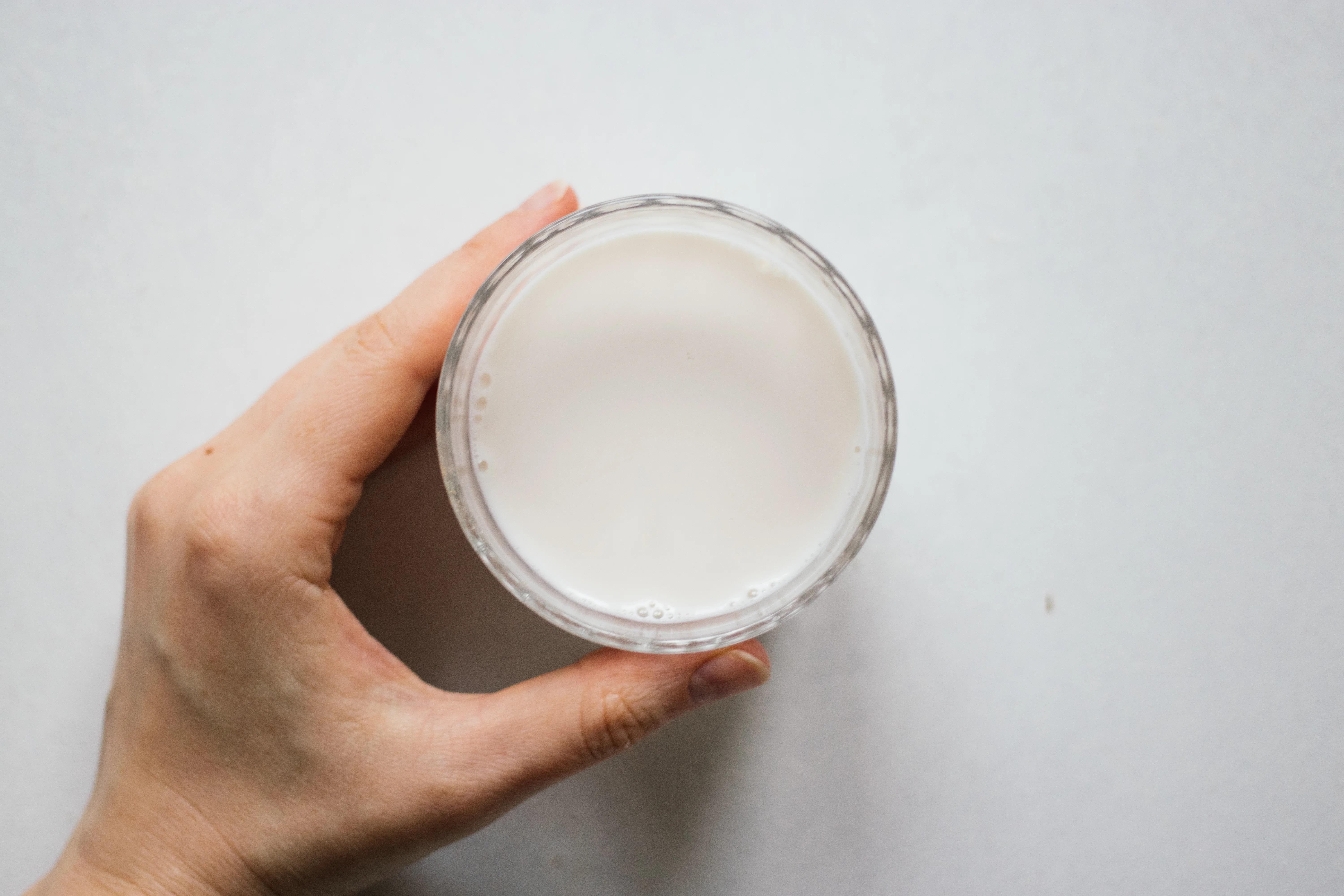 Selbstgemachte Mandelmilch