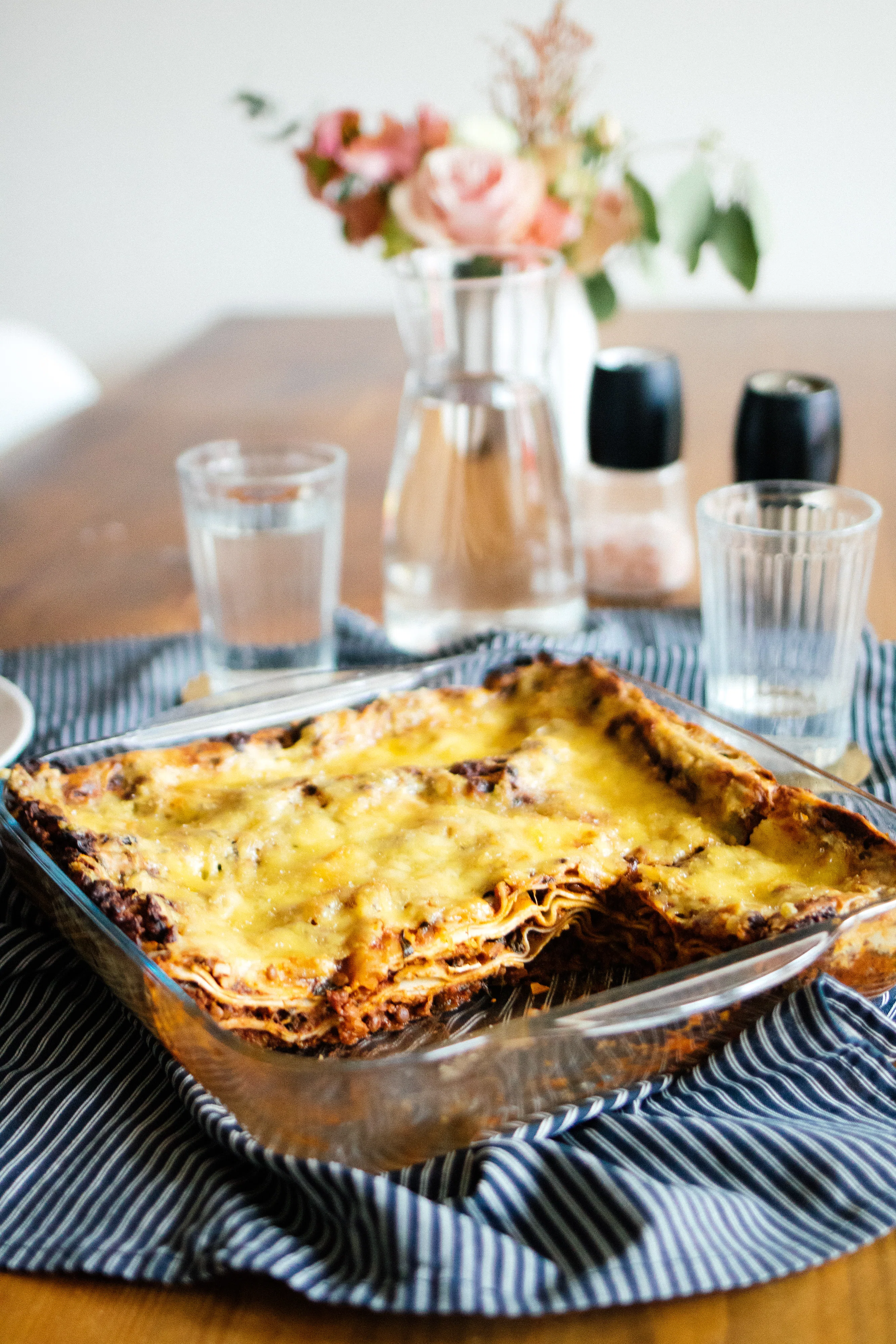 R436 Vegan Lasagna with lentils & spinach (soy-free)