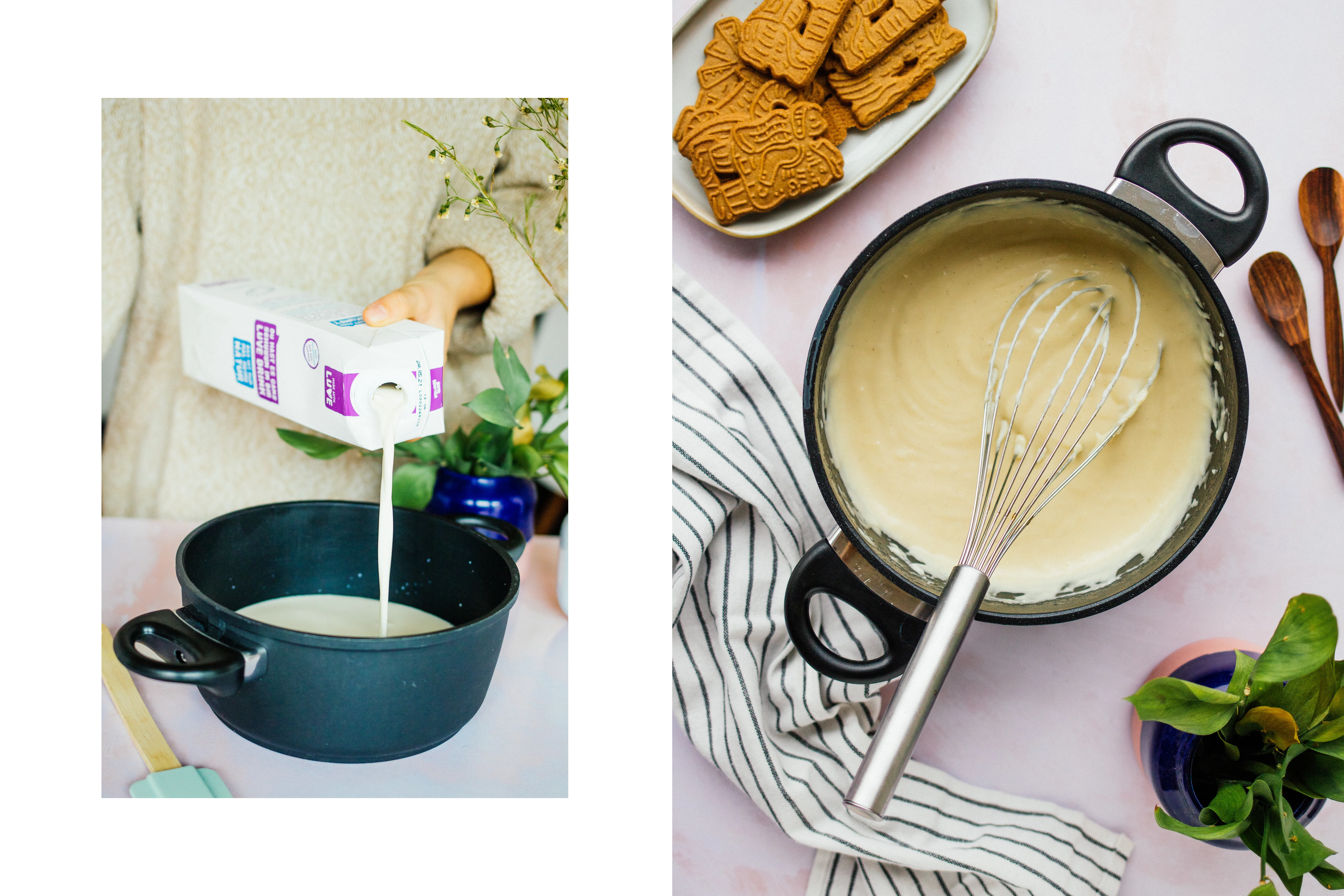 R482 Vegane Spekulatius-Tarts mit Vanillecreme (ohne Backen)