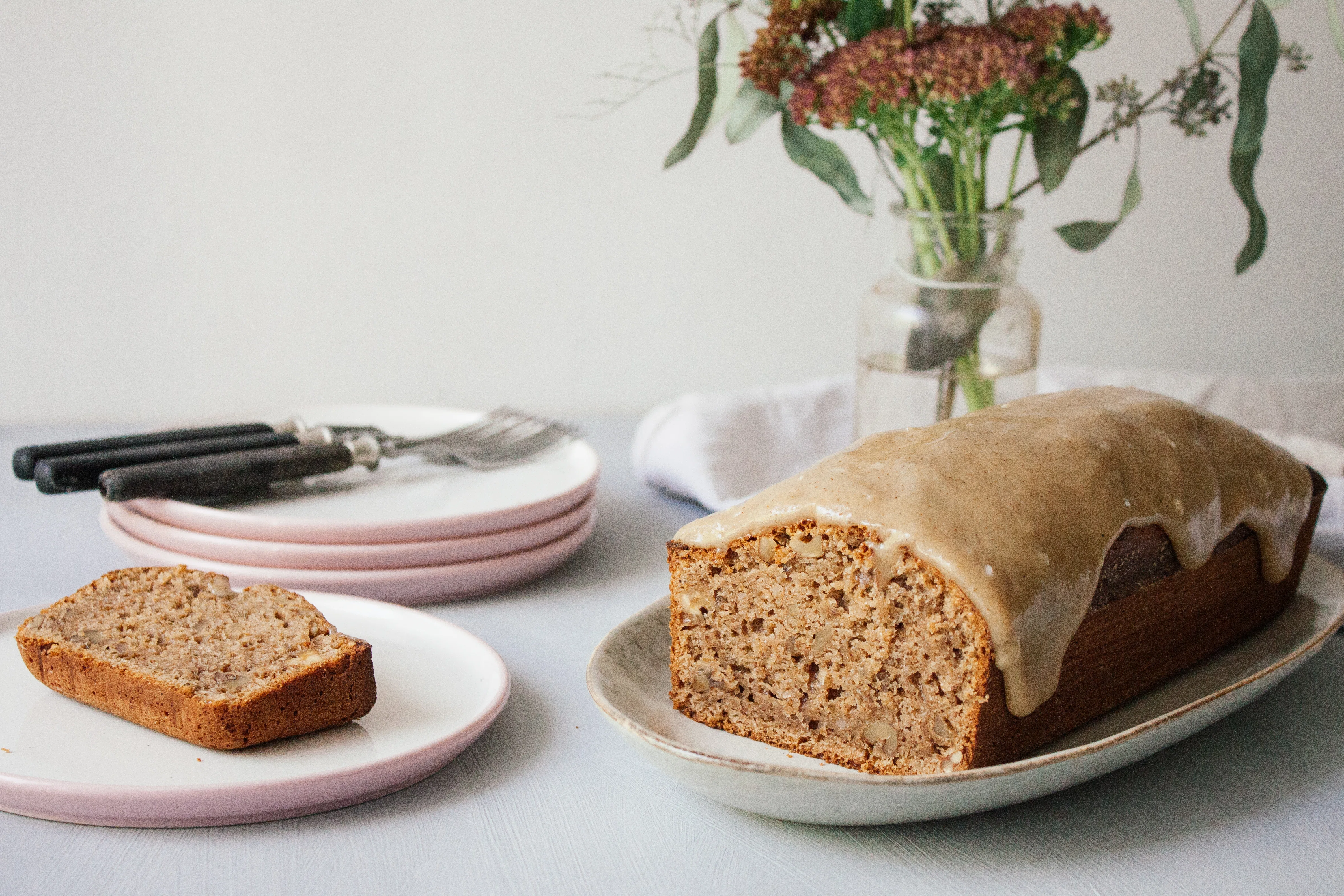 Walnusskuchen mit Walnussfrosting